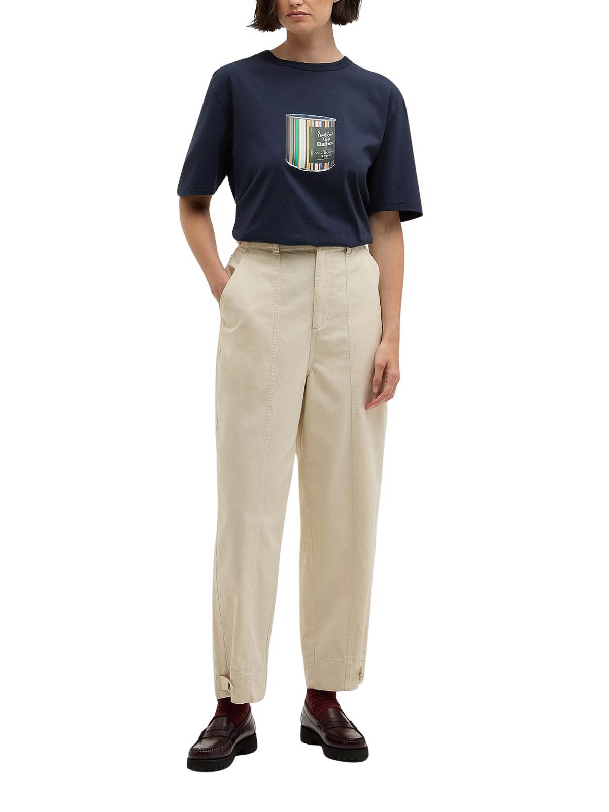 Ba X Paul Smith Wax Can Tshirt MTS1526MTSNY91 (Barbour / Tシャツ・カットソー ) | Barbour (バブアー)(2)