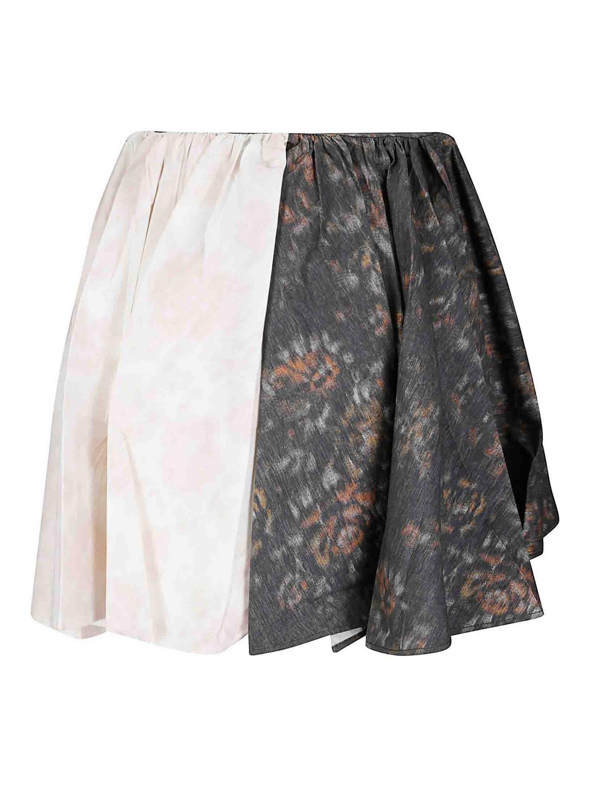 Printed Stretch Cotton Draped Mini Skirt W1093252 (GANNI / スカート ) | GANNI (ガニー)(1)