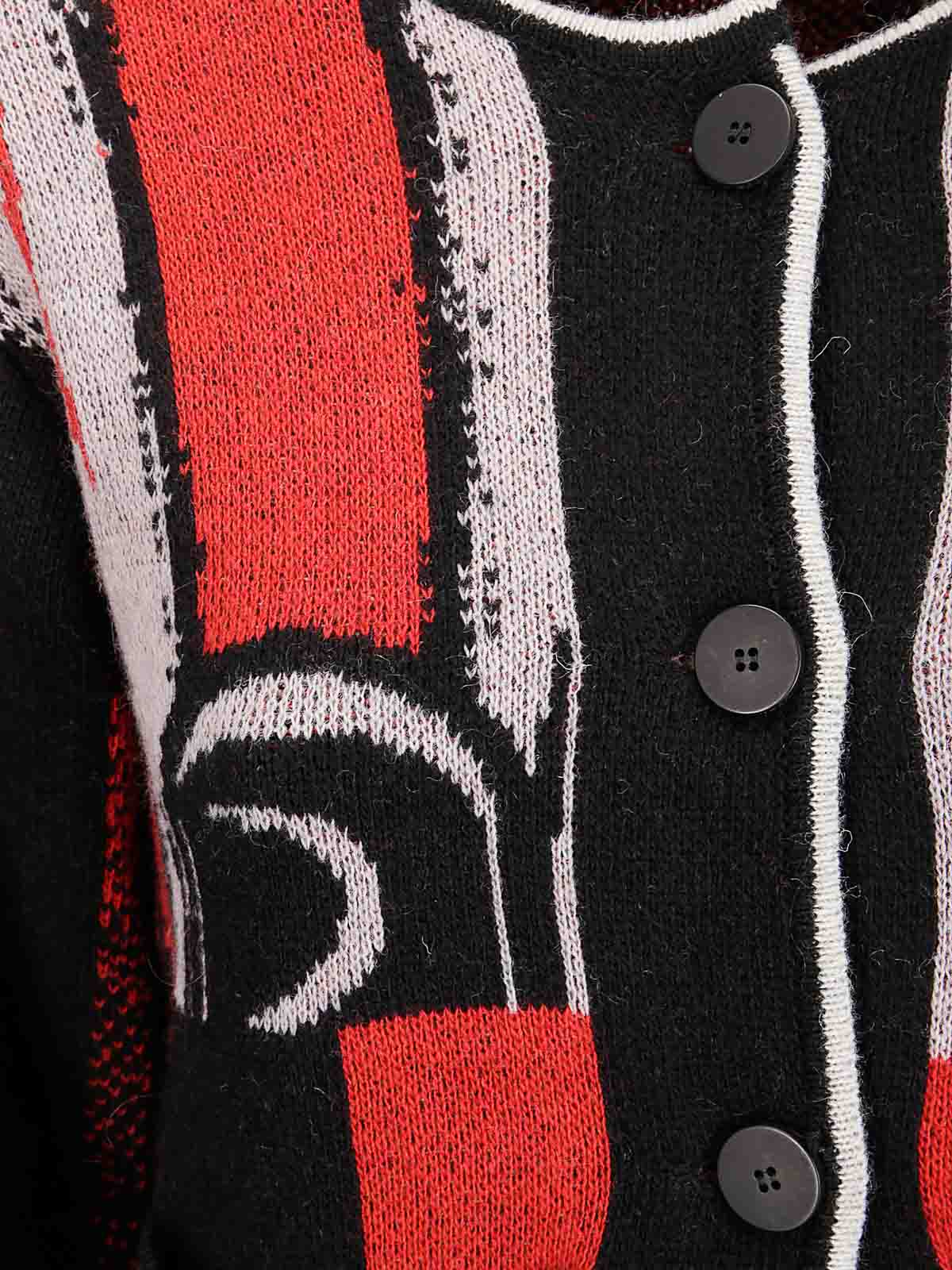 Sporty Knit Cardigan 10760250701BLKRED (OTTOLINGER / ニット・セーター・カーディガン ) | OTTOLINGER (オットリンガー)(2)