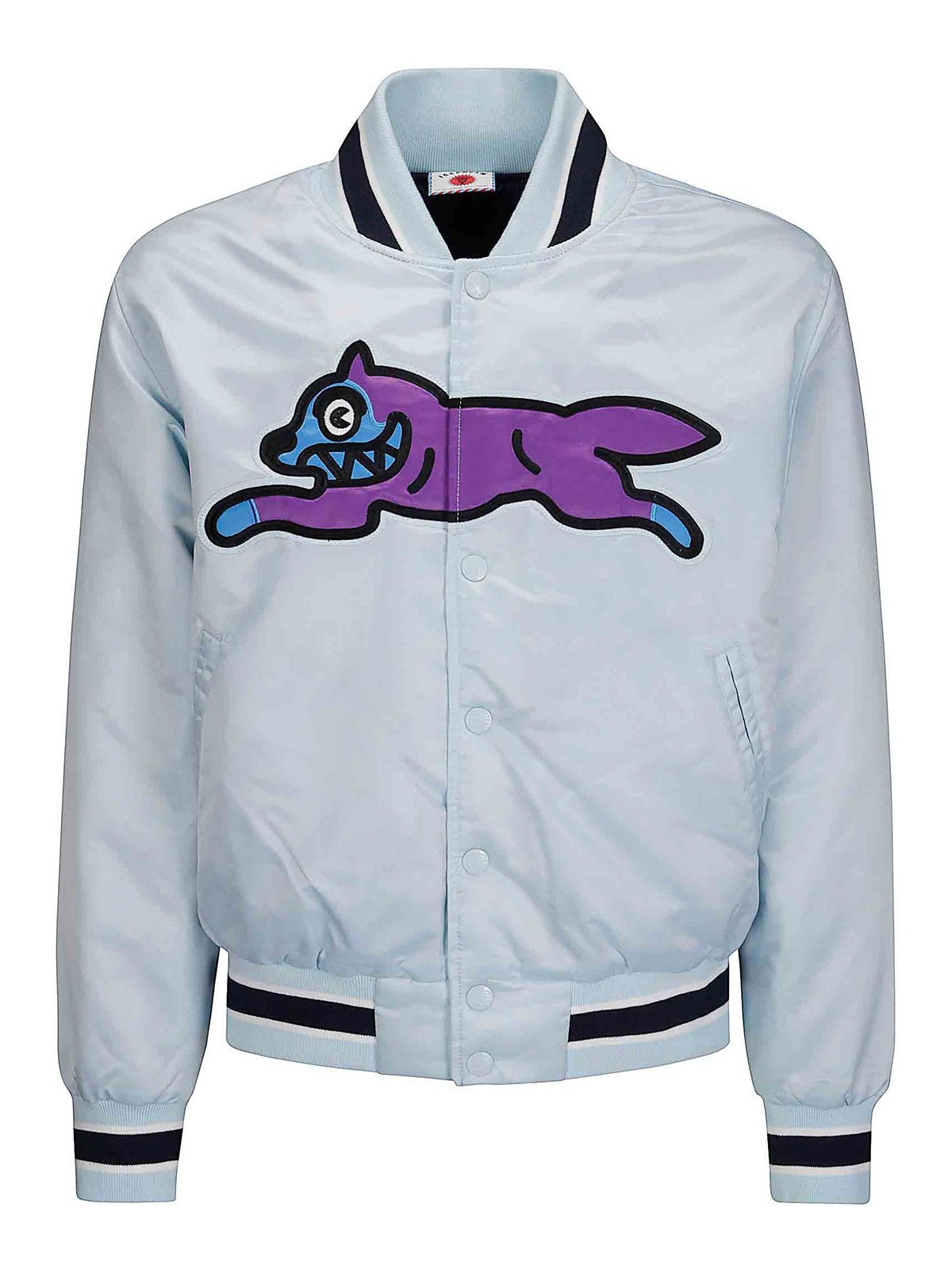 Running Dog Satin Bomber Jacket IC25203ICEBLUE (ICECREAM / カジュアルジャケット ) | ICECREAM (アイスクリーム)