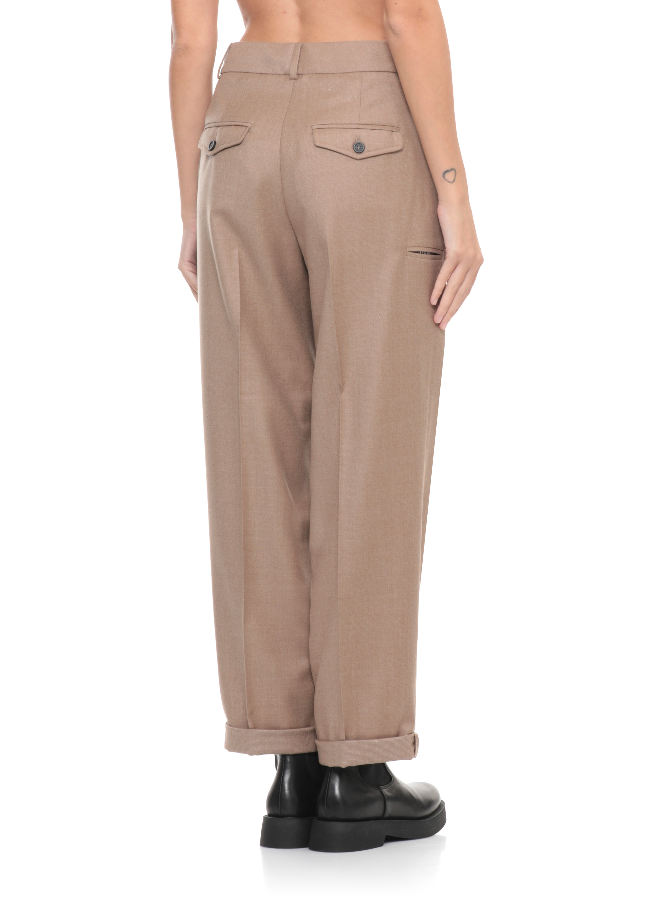 Peserico Trousers Beige P0436503359947 (PESERICO / パンツ ) | PESERICO (ペセリコ)(2)