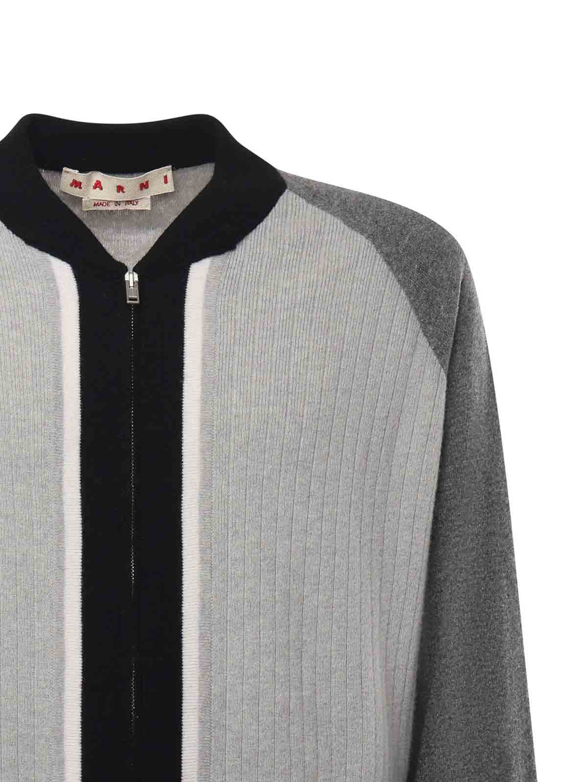 Wool Cardigan With Bomber Collar CDMG0165Q0UFH55100N15 (Marni / カジュアルジャケット ) | Marni (マルニ)(1)