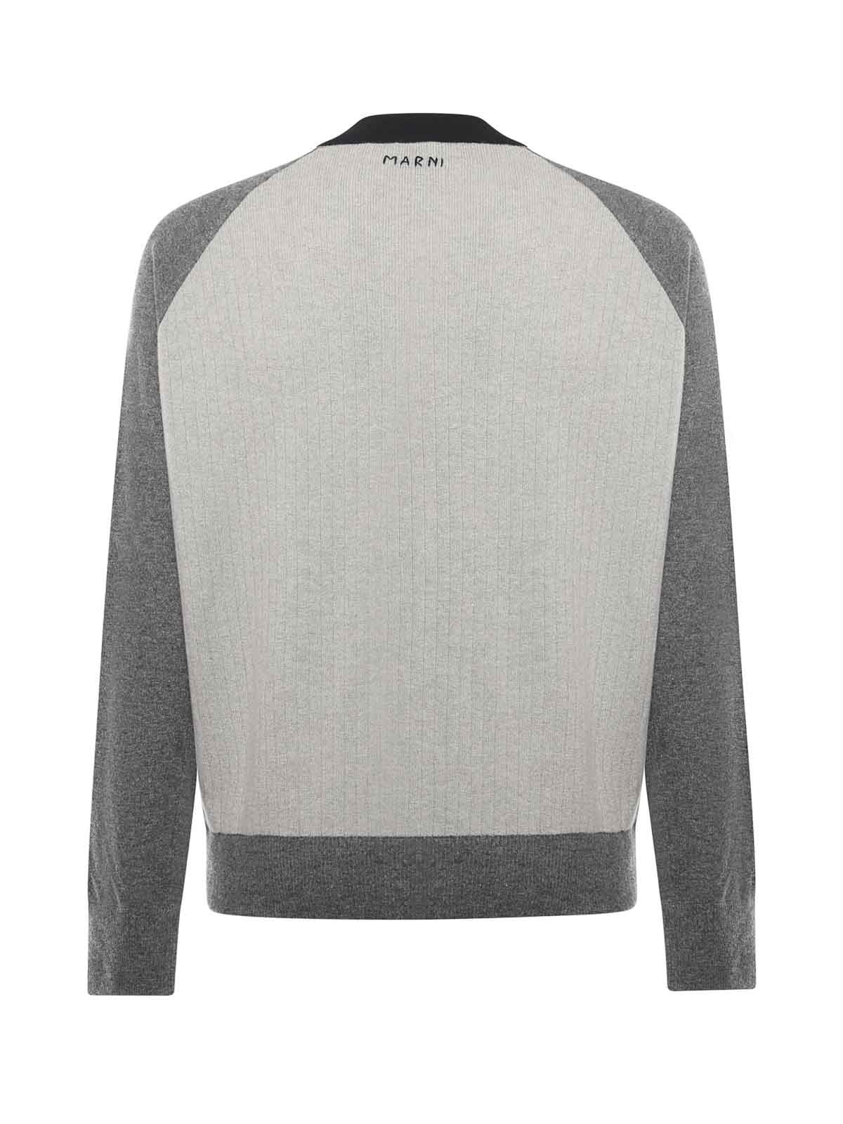 Wool Cardigan With Bomber Collar CDMG0165Q0UFH55100N15 (Marni / カジュアルジャケット ) | Marni (マルニ)(2)