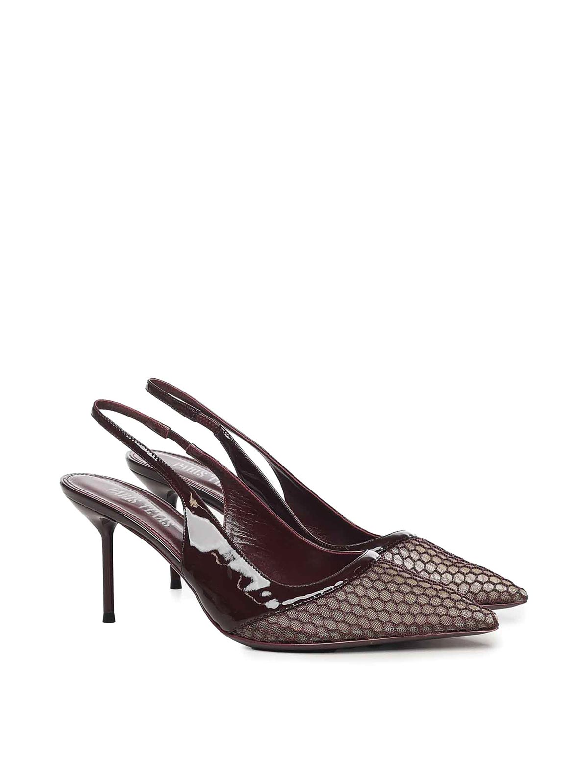 Lidia Patent Leather Slingbacks PX1622XVNMS (PARIS TEXAS / サンダル ) | PARIS TEXAS (パリ テキサス)(1)