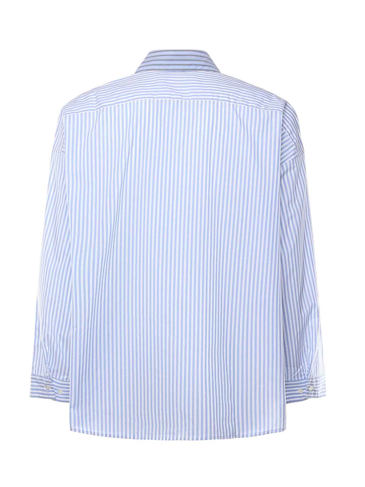 Organic Cotton Shirt With A Mix Of Stripes CUMU0061SQUTC529STB50 (Marni / シャツ・ブラウス ) | Marni (マルニ)(2)