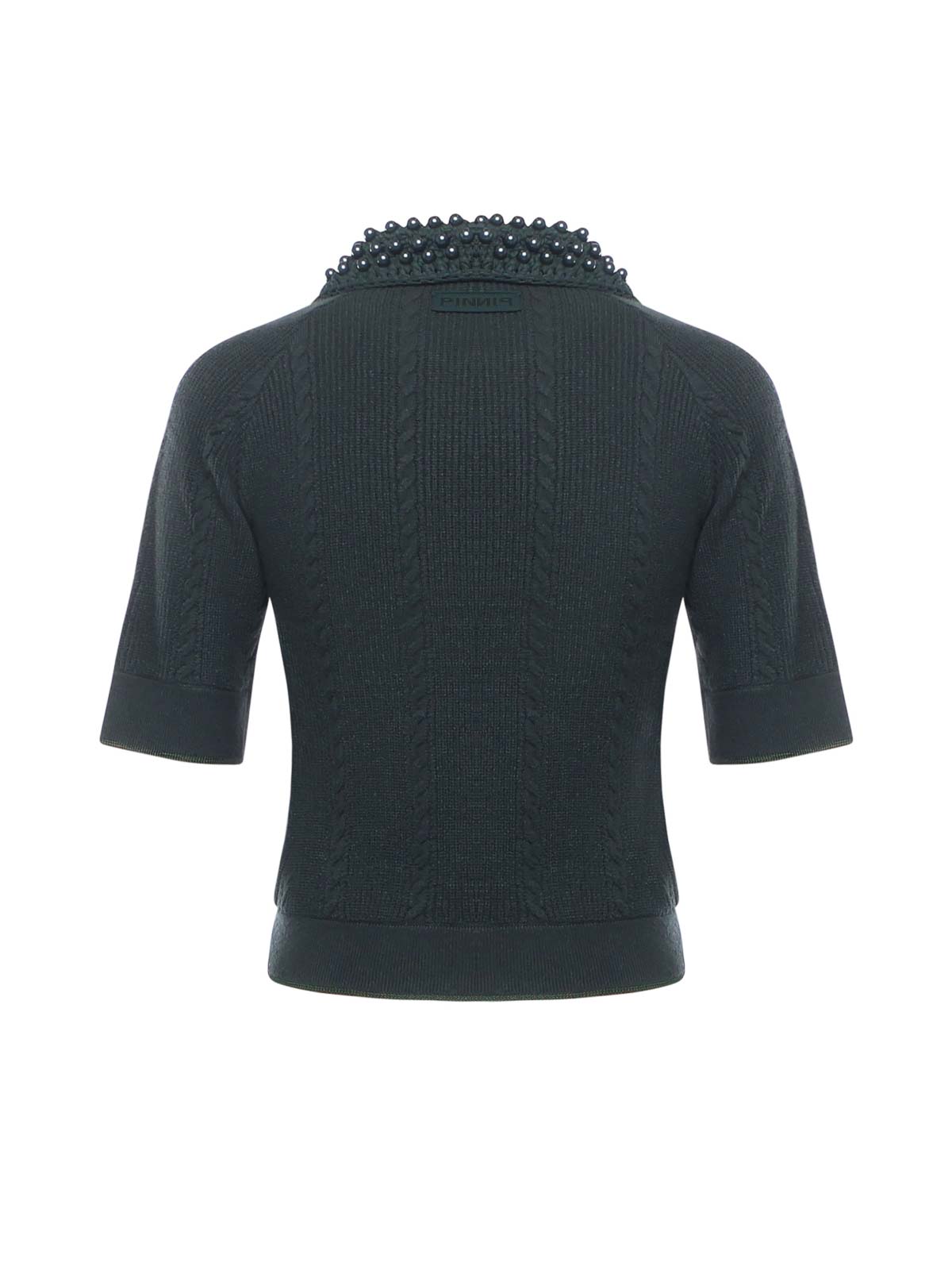 Polo-Style Sweater With Pearls 105484A2QZX34 (PINKO / ニット・セーター・カーディガン ) | PINKO (ピンコ)(2)