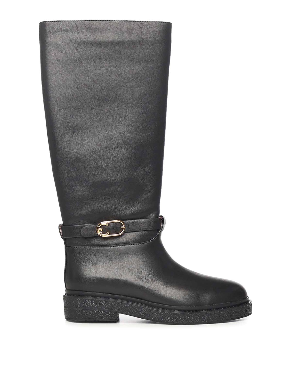 Leather C-Saddle Boots E4T7A150101001 (COCCINELLE / ブーツ ) | COCCINELLE (コチネレ)