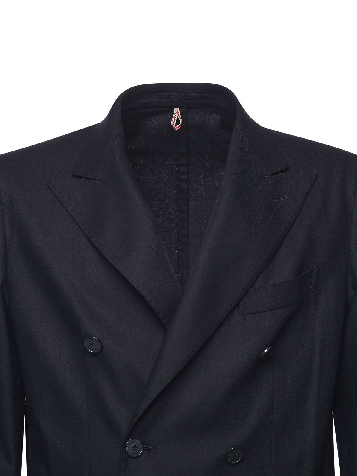 Double-Breasted Cashmere Blend Blazer E4070B79B (SANTANIELLO / ブレザー・ジャケット ) | SANTANIELLO (サンタニエッロ)(1)