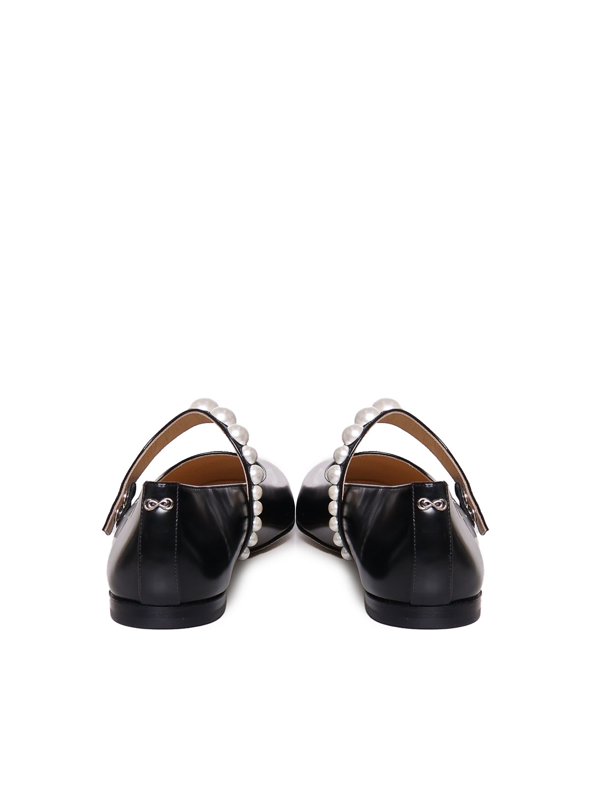 Shiny Calfskin Ballet Flats S0737010SPAB02 (MACH & MACH / フラットシューズ ) | MACH & MACH (マッハ&マッハ)(1)