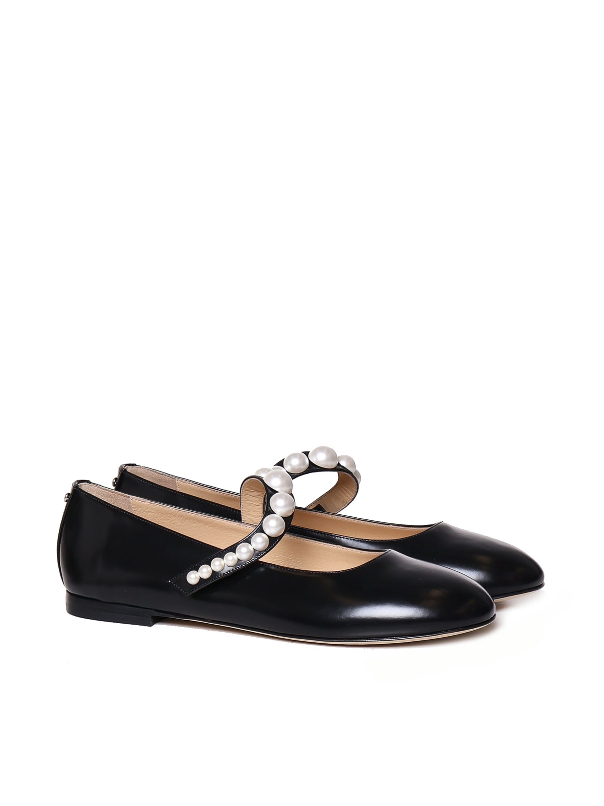 Shiny Calfskin Ballet Flats S0737010SPAB02 (MACH & MACH / フラットシューズ ) | MACH & MACH (マッハ&マッハ)(2)