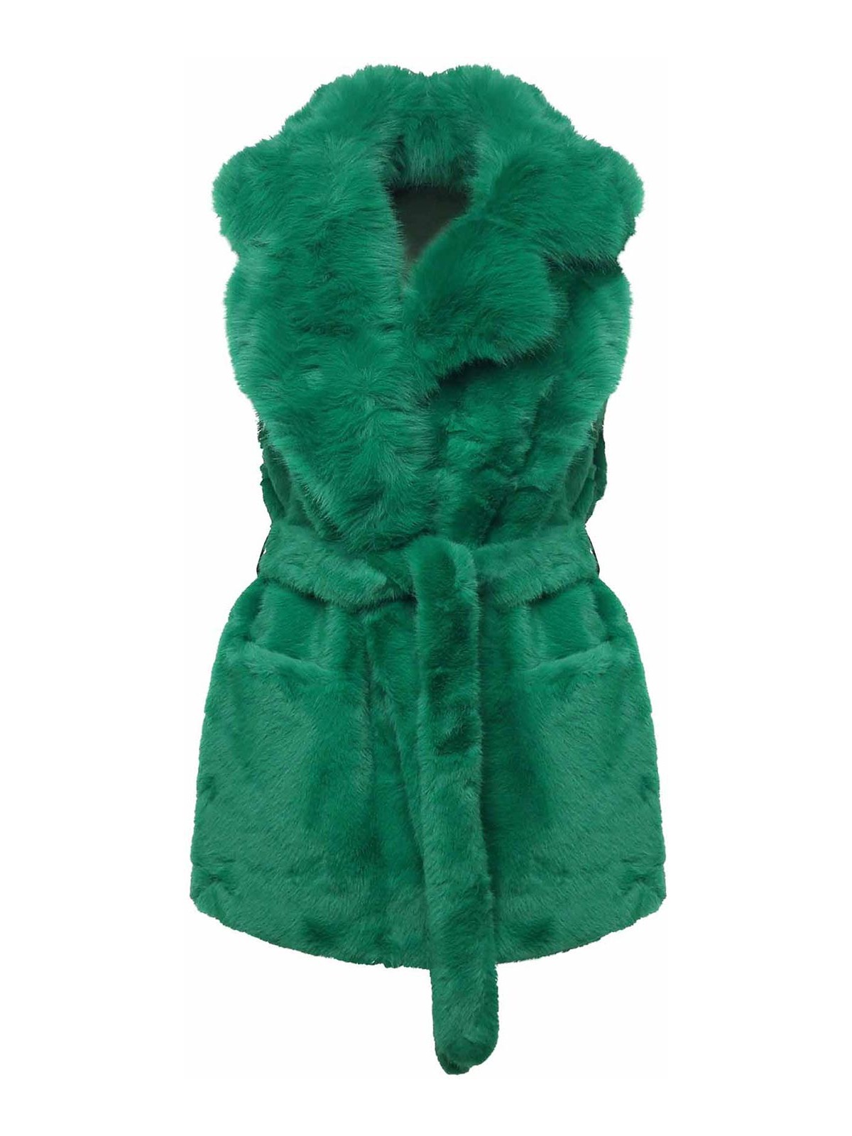 Penny Fur Coat 73C19EX04PENNYVERDE (V°73 / ベスト ) | V°73 (ヴィ セッタンタトレ)