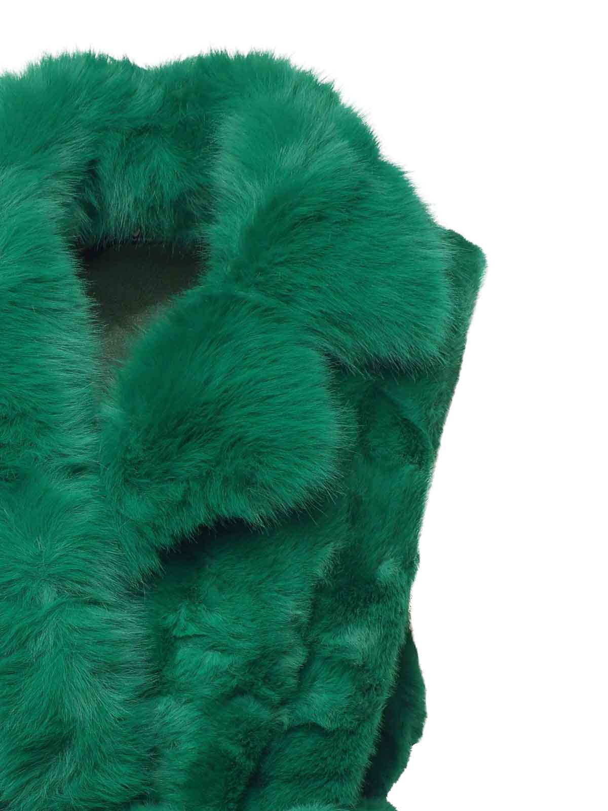 Penny Fur Coat 73C19EX04PENNYVERDE (V°73 / ベスト ) | V°73 (ヴィ セッタンタトレ)(1)