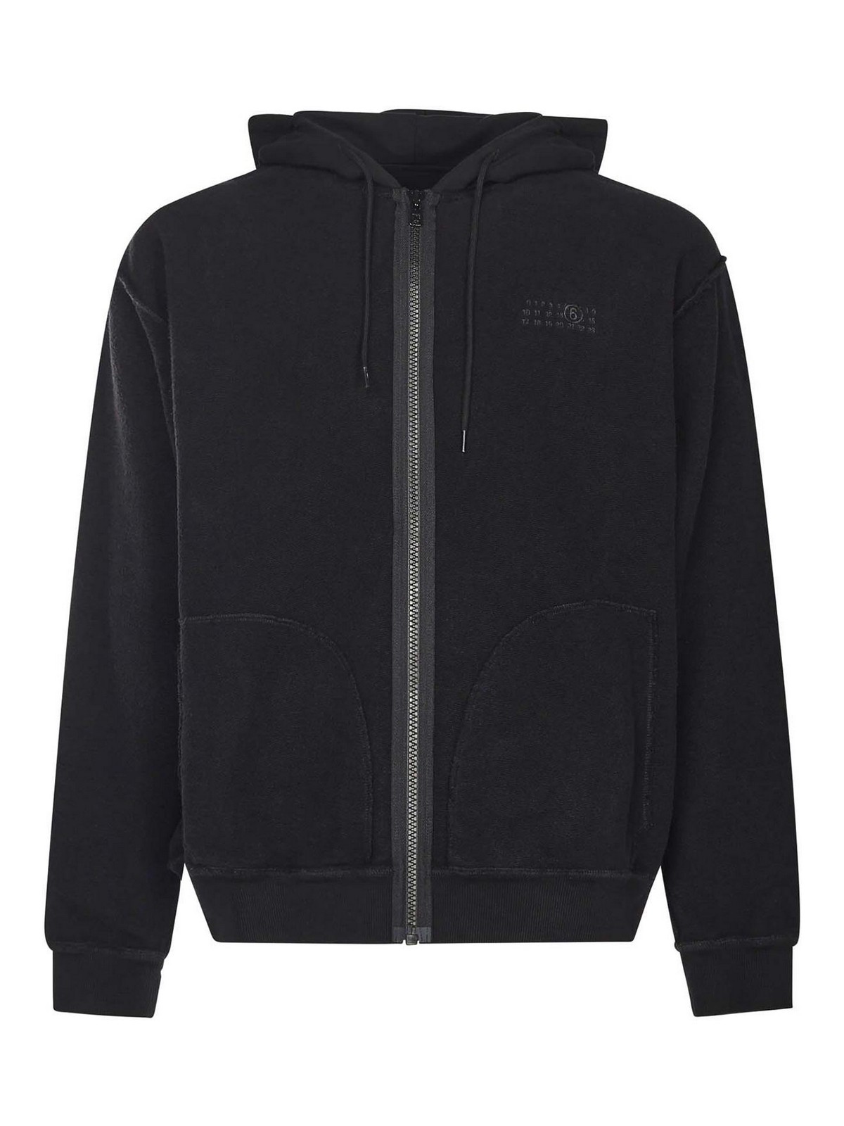 Zip-Up Sweatshirt With Logo SH0HG0006M25014900 (MM6 Maison Margiela / スウェット・フーディー ) | MM6 Maison Margiela (エムエムシックス)