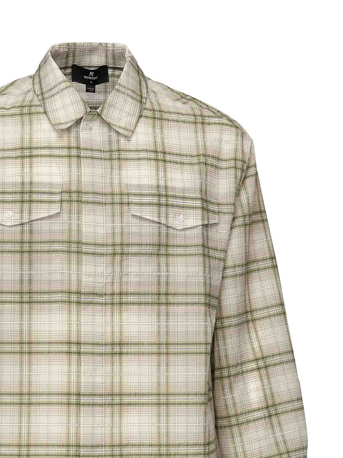 Flannel Check Shirt MLM10030037 (REPRESENT / シャツ・ブラウス ) | REPRESENT (リプレゼント)(1)