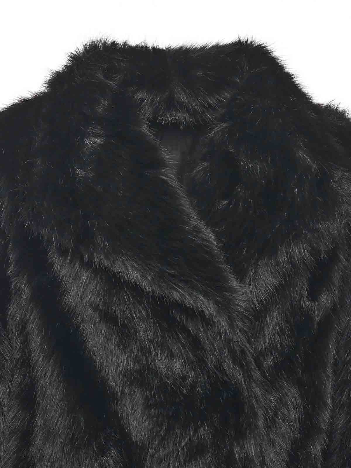 Penny Fur Coat 73C19EX03PENNYNERO (V°73 / レザー&ファージャケット・コート ) | V°73 (ヴィ セッタンタトレ)(1)