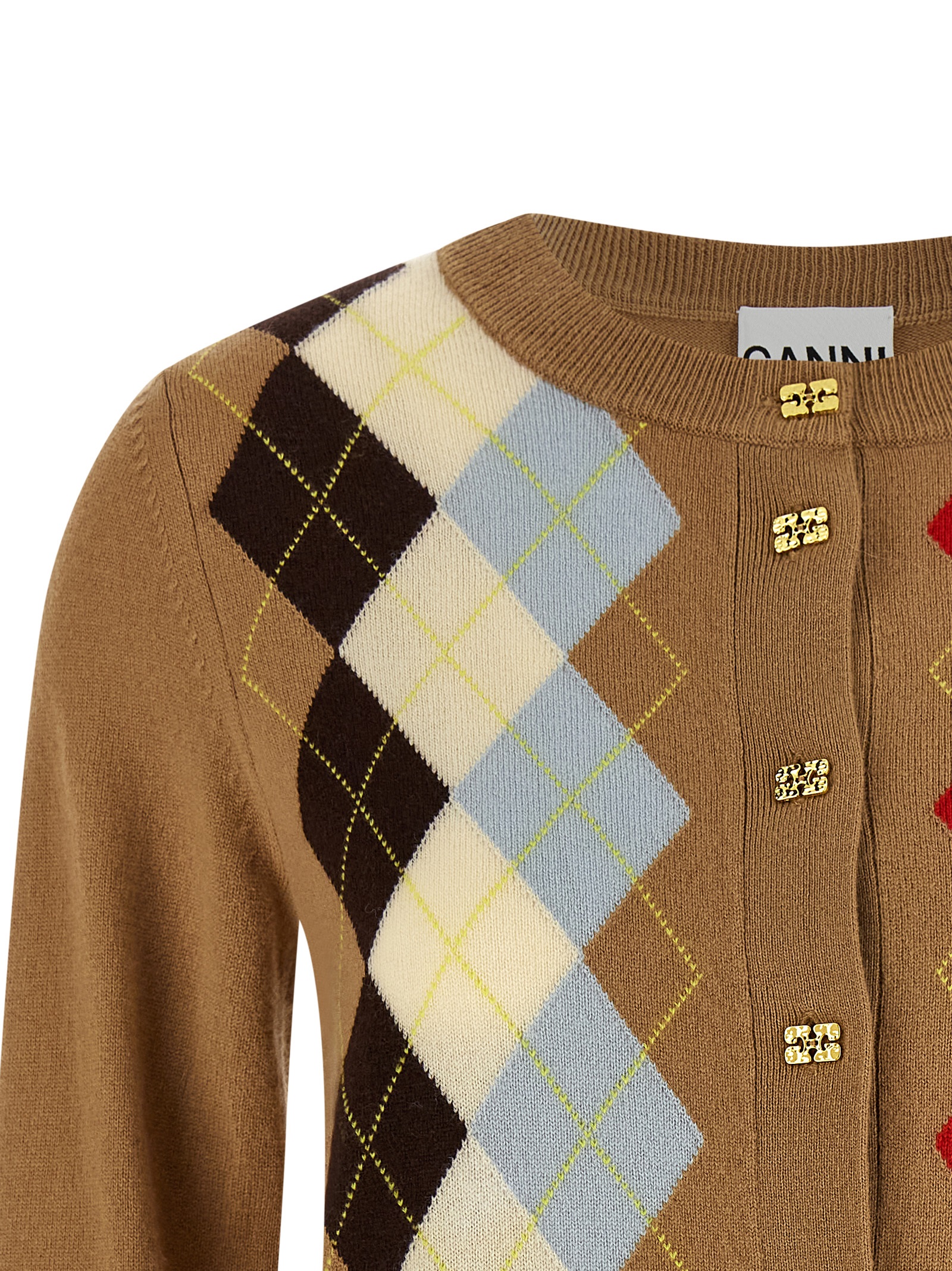 Diamond-shaped cardigan A107005502Q (GANNI / ニット・セーター・カーディガン ) | GANNI (ガニー)(2)