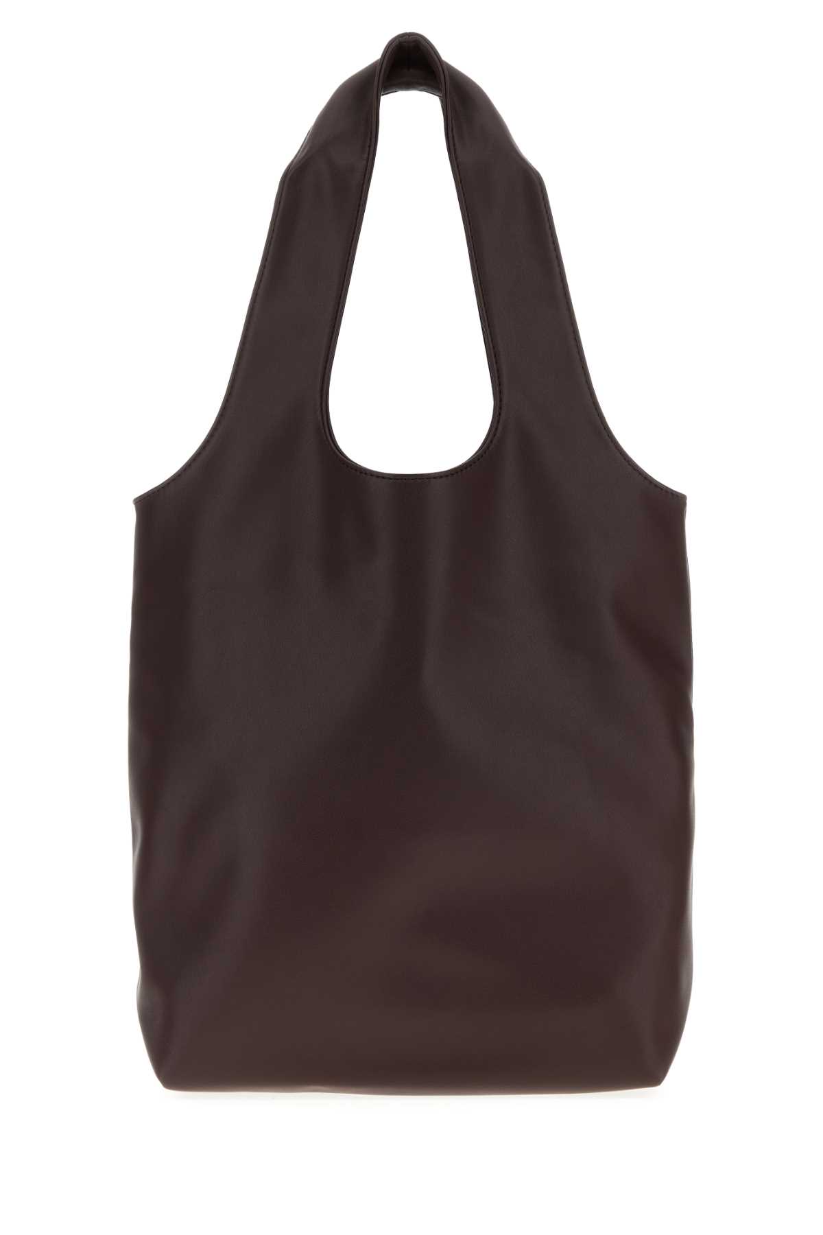 Dark brown synthetic leather small Ninon shopping bag PUAATM61861CAE (A.P.C. / トートバッグ ) | A.P.C. (アーペーセー)(2)
