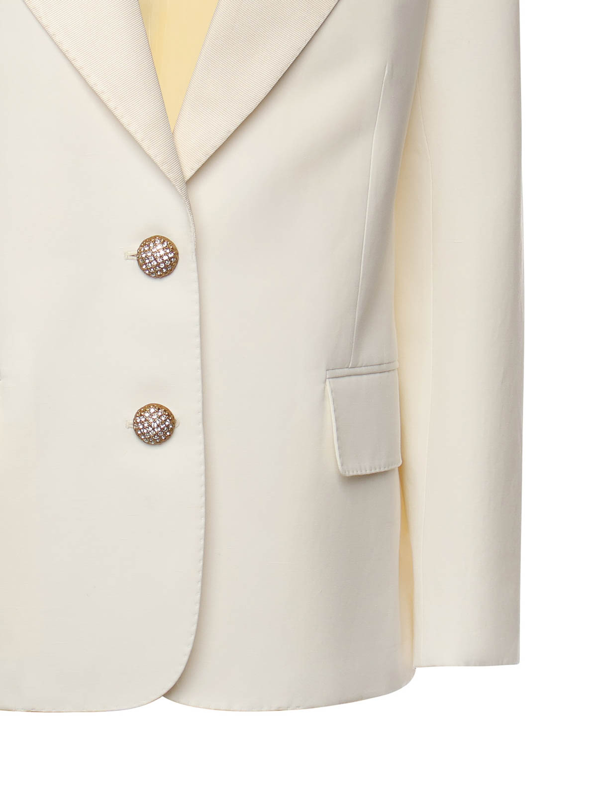 Single-Breasted Cotton And Linen Blazer 7B3CE4658T1A03 (Valentino Garavani / ブレザー・ジャケット ) | Valentino Garavani (ヴァレンティノ)(1)