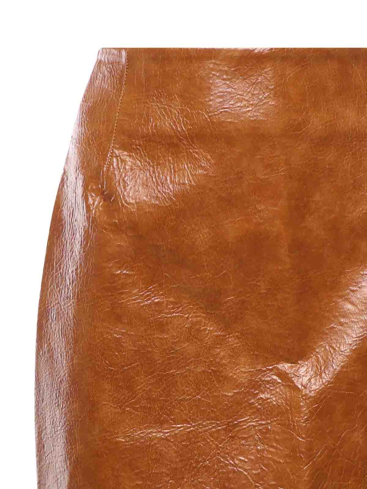 Gioia Miniskirt T180307ATNV128CUOIO (THE ANDAMANE / スカート ) | THE ANDAMANE (アンダマン)(1)