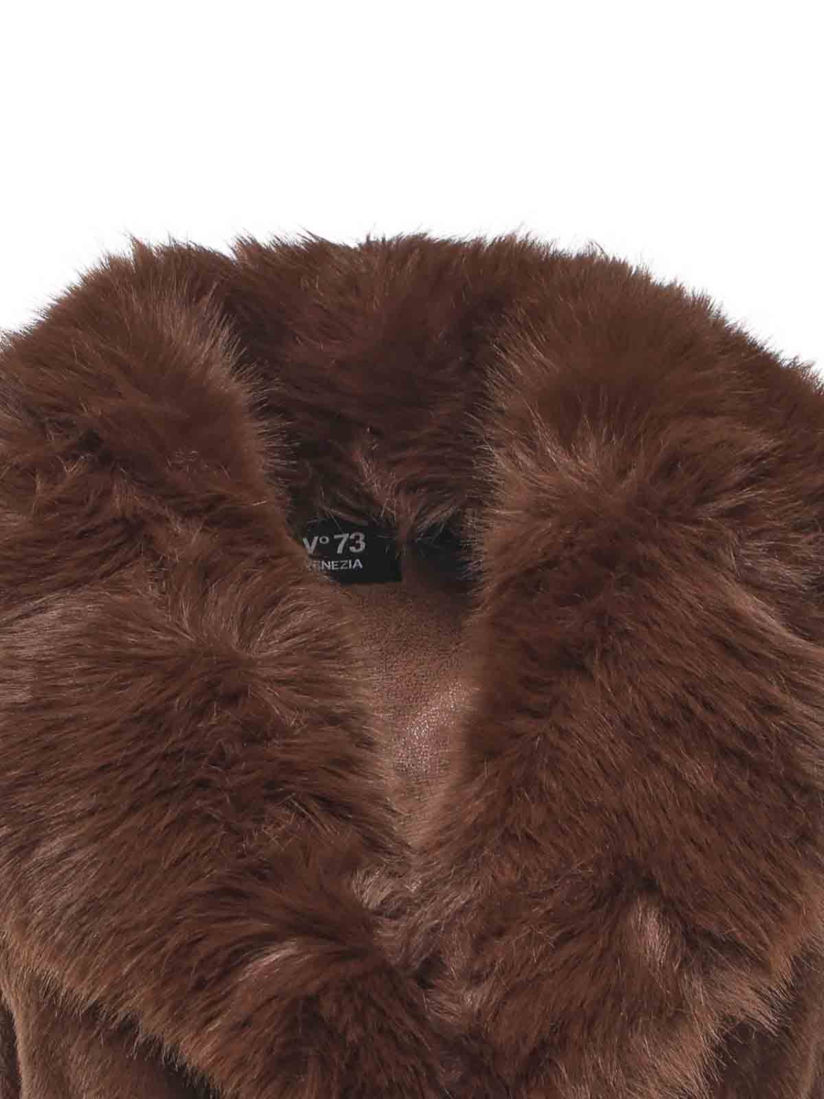 Penny Fur Coat 73C19EX04PENNYMARRONE (V°73 / ベスト ) | V°73 (ヴィ セッタンタトレ)(1)