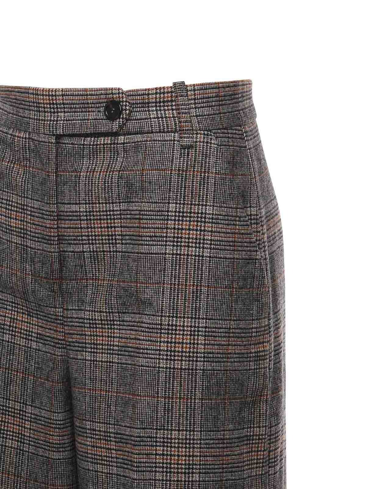 Wide-Leg Trousers With Check Pattern 106064A2ZZPIP (PINKO / パンツ ) | PINKO (ピンコ)(1)