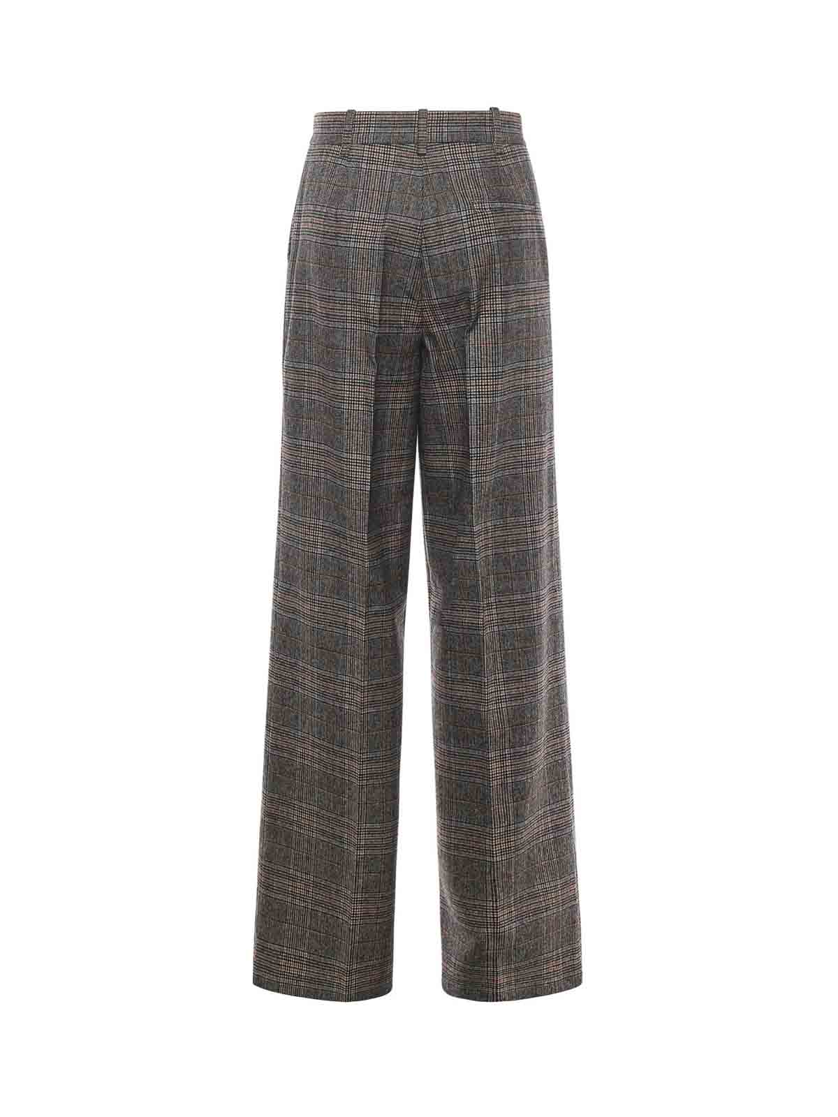 Wide-Leg Trousers With Check Pattern 106064A2ZZPIP (PINKO / パンツ ) | PINKO (ピンコ)(2)