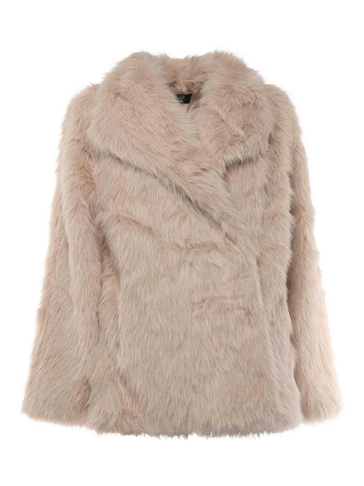 Penny Fur Coat 73C19EX03PENNYOFFWHITE (V°73 / レザー&ファージャケット・コート ) | V°73 (ヴィ セッタンタトレ)