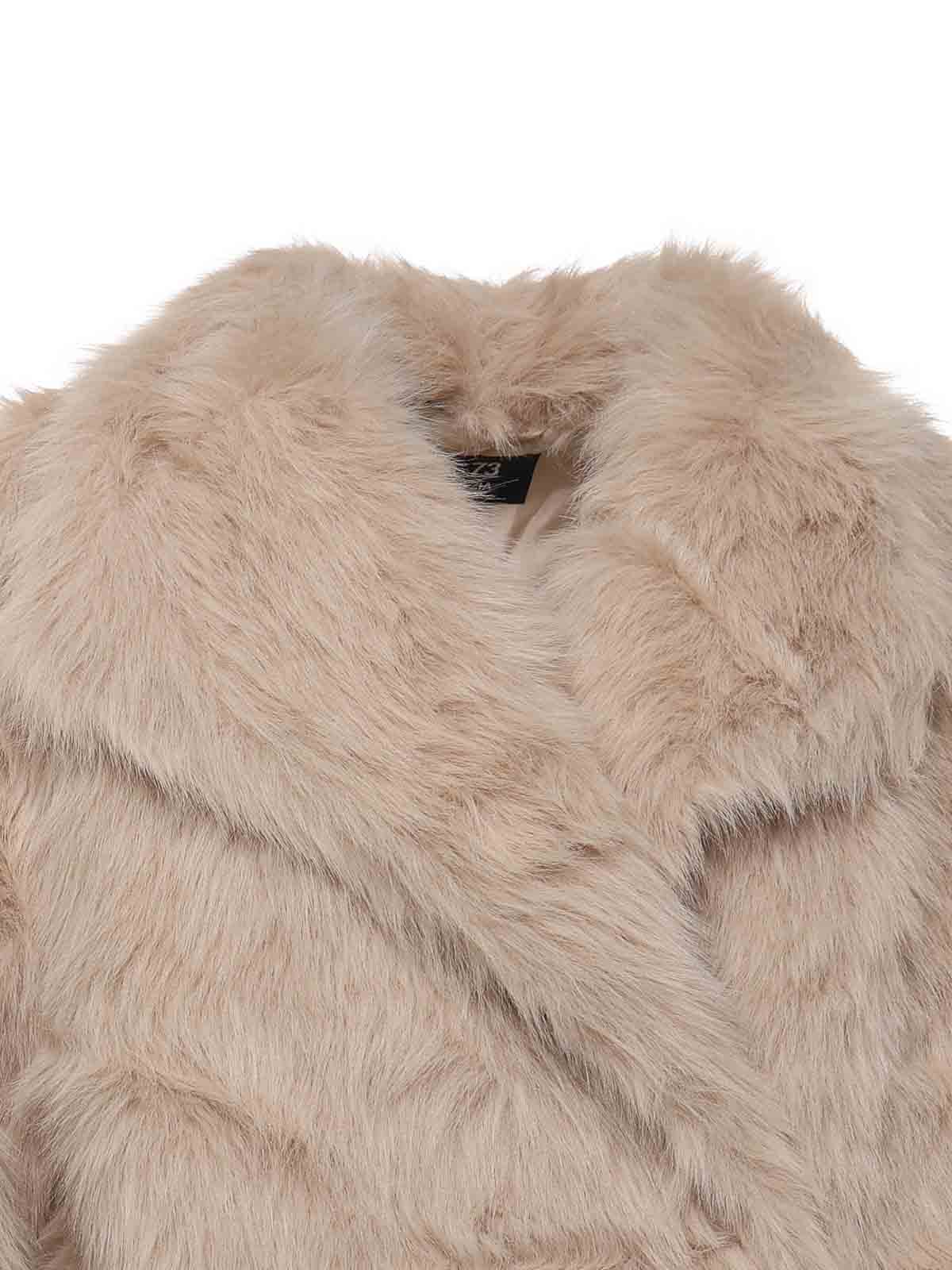 Penny Fur Coat 73C19EX03PENNYOFFWHITE (V°73 / レザー&ファージャケット・コート ) | V°73 (ヴィ セッタンタトレ)(1)