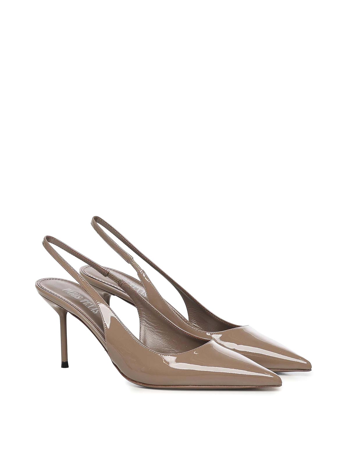 Lidia Patent Leather Slingbacks PX1635XVN01TAUPE (PARIS TEXAS / サンダル ) | PARIS TEXAS (パリ テキサス)(1)