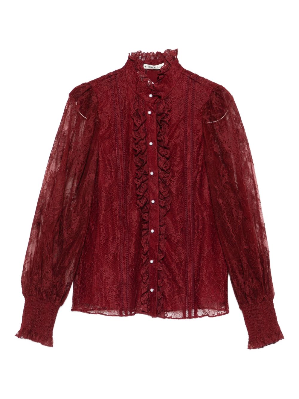 Alice + Olivia Shirts Bordeaux CC510L26014I606 (alice + olivia / シャツ・ブラウス ) | alice + olivia (アリス アンド オリビア)