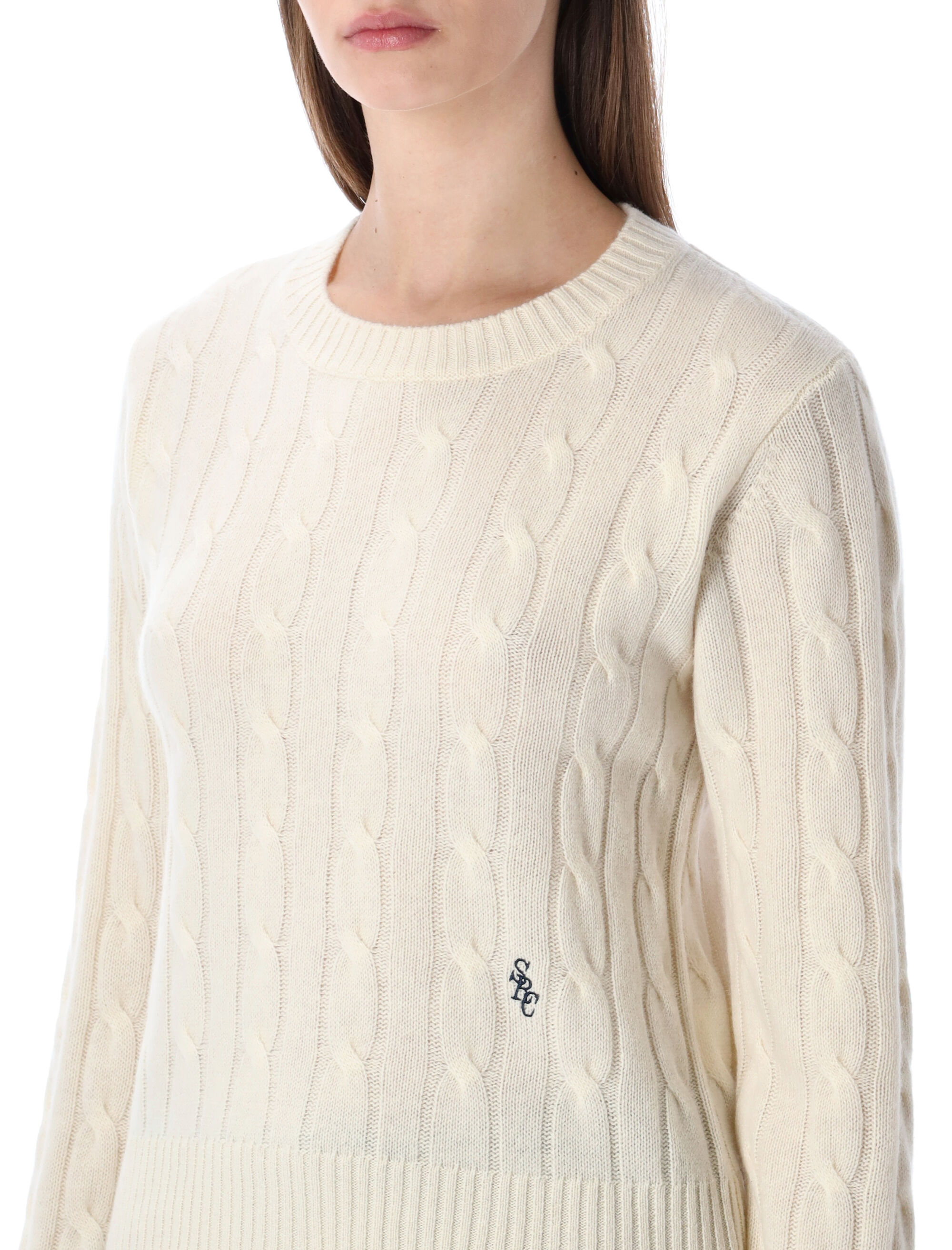 SPORTY & RICH Sweaters Beige WS06665302WH373911 (Sporty & Rich / ニット・セーター・カーディガン ) | Sporty & Rich (スポーティアンドリッチ)(2)