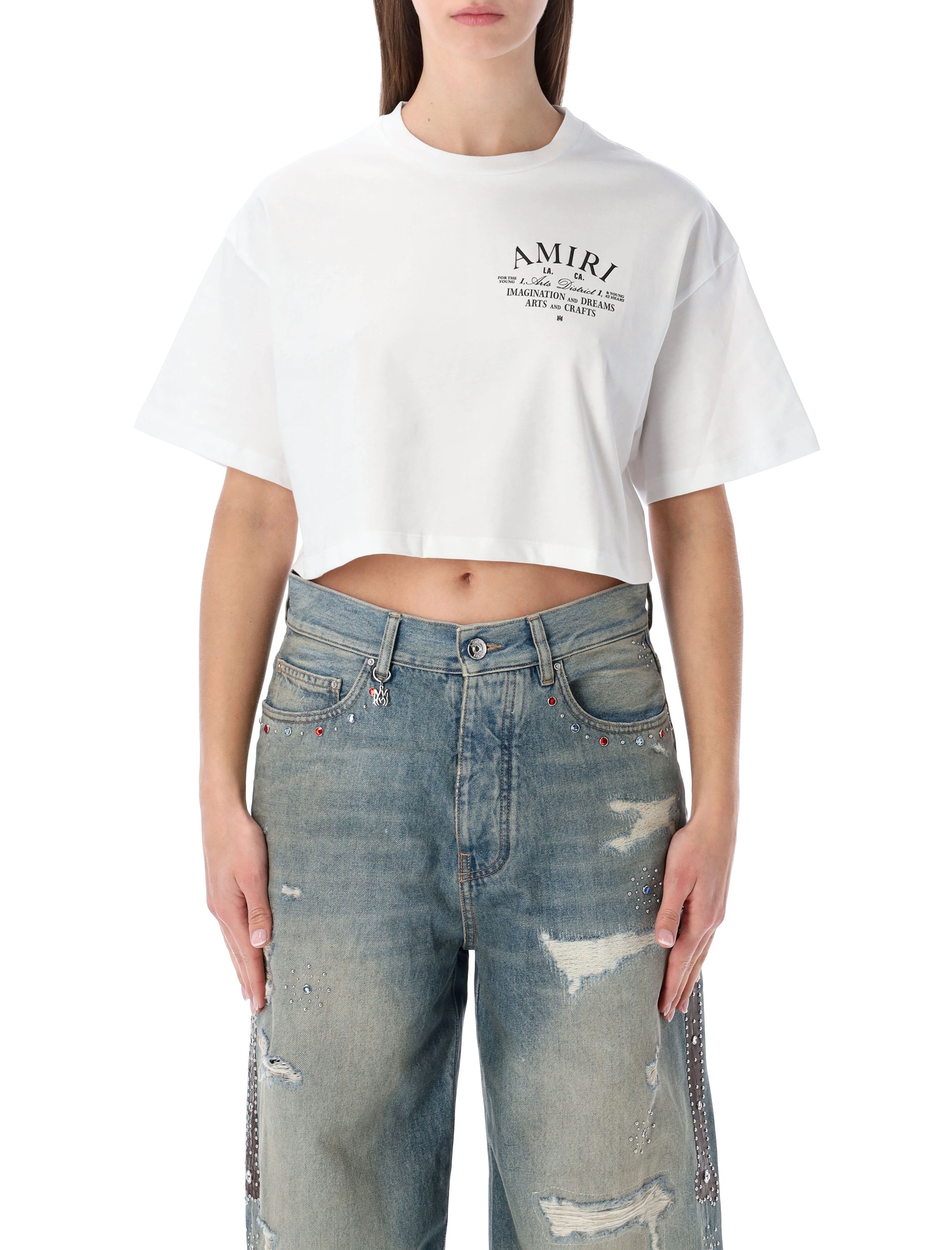 Amiri T-shirts and Polos White AWJYTE1034100 (AMIRI / Tシャツ・カットソー ) | AMIRI (アミリ)