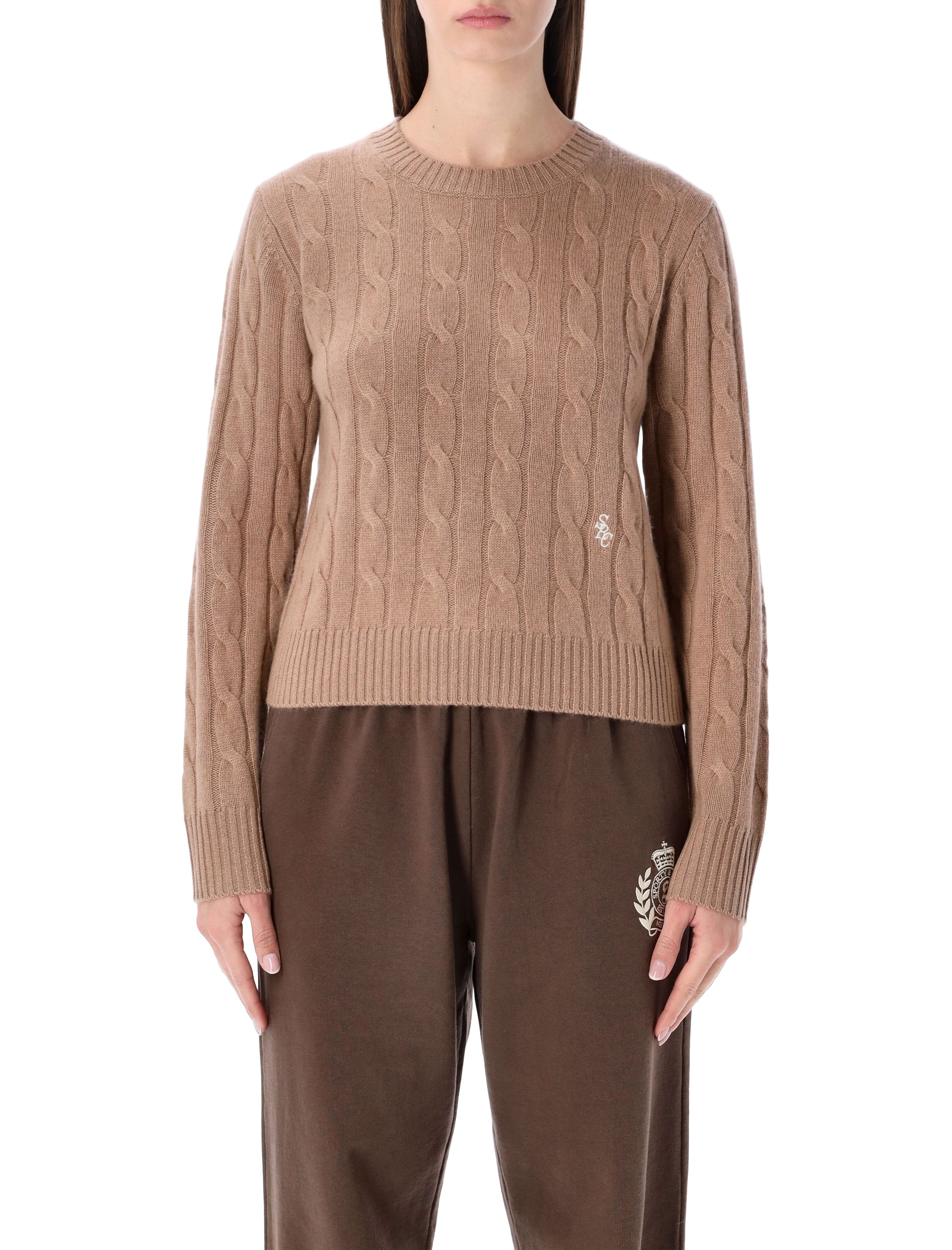 SPORTY & RICH Sweaters Brown WS06665302BE028 (Sporty & Rich / ニット・セーター・カーディガン ) | Sporty & Rich (スポーティアンドリッチ)