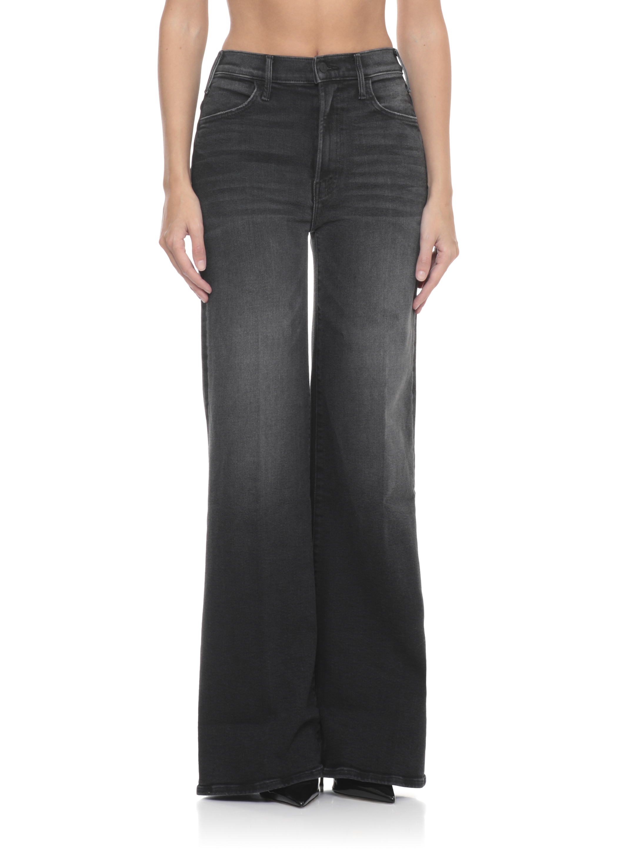 Mother Jeans Black 105071611THEHUSTLERROLLERNTS (MOTHER / ジーンズ ) | MOTHER (マザー)(1)