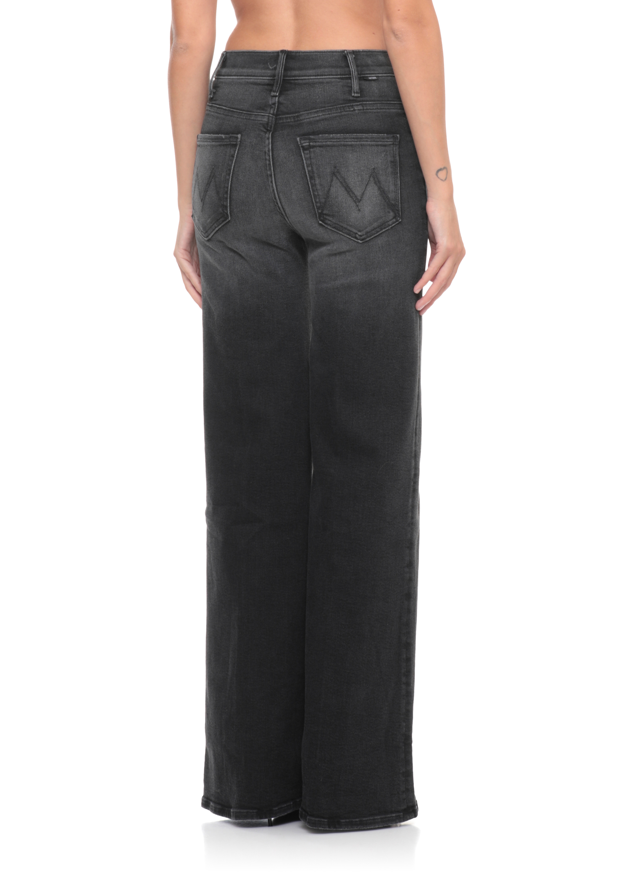 Mother Jeans Black 105071611THEHUSTLERROLLERNTS (MOTHER / ジーンズ ) | MOTHER (マザー)(2)