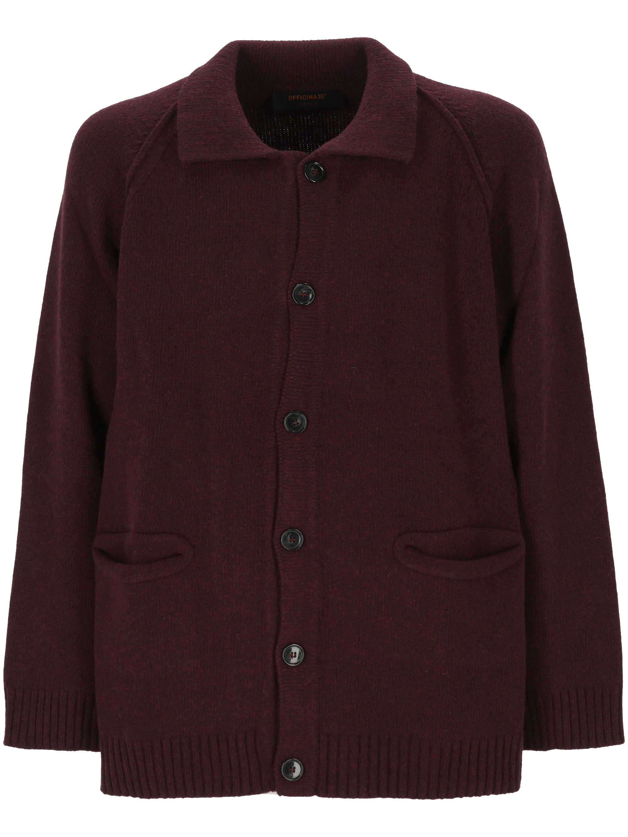 Officina36 Jackets CUAR50BORGOGNA (OFFICINA36 / ニット・セーター・カーディガン ) | OFFICINA36 (オフィチーナ トレンタセイ)