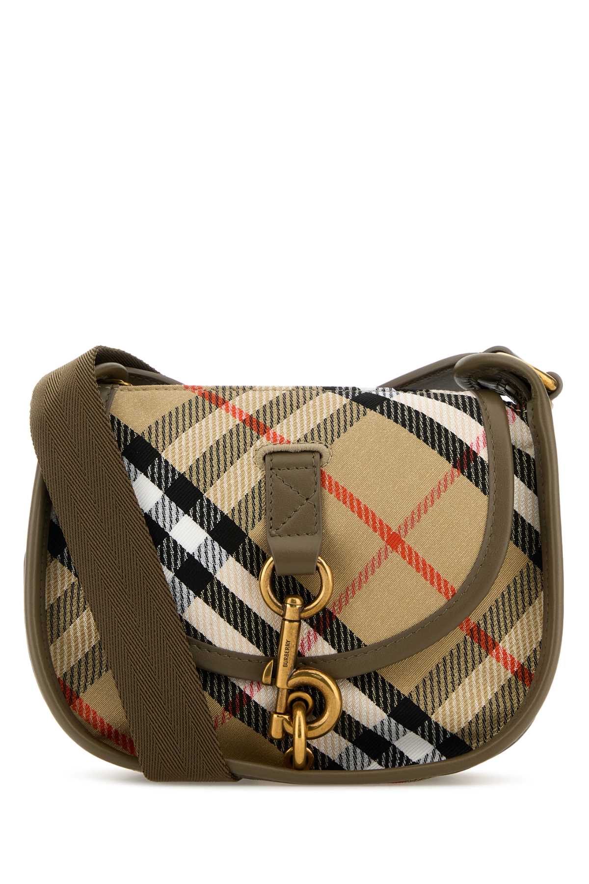 Embroidered canvas mini Messenger B Clip crossbody bag 8119657B9368 (Burberry / ハンドバッグ・ショルダーバッグ ) | Burberry (バーバリー)