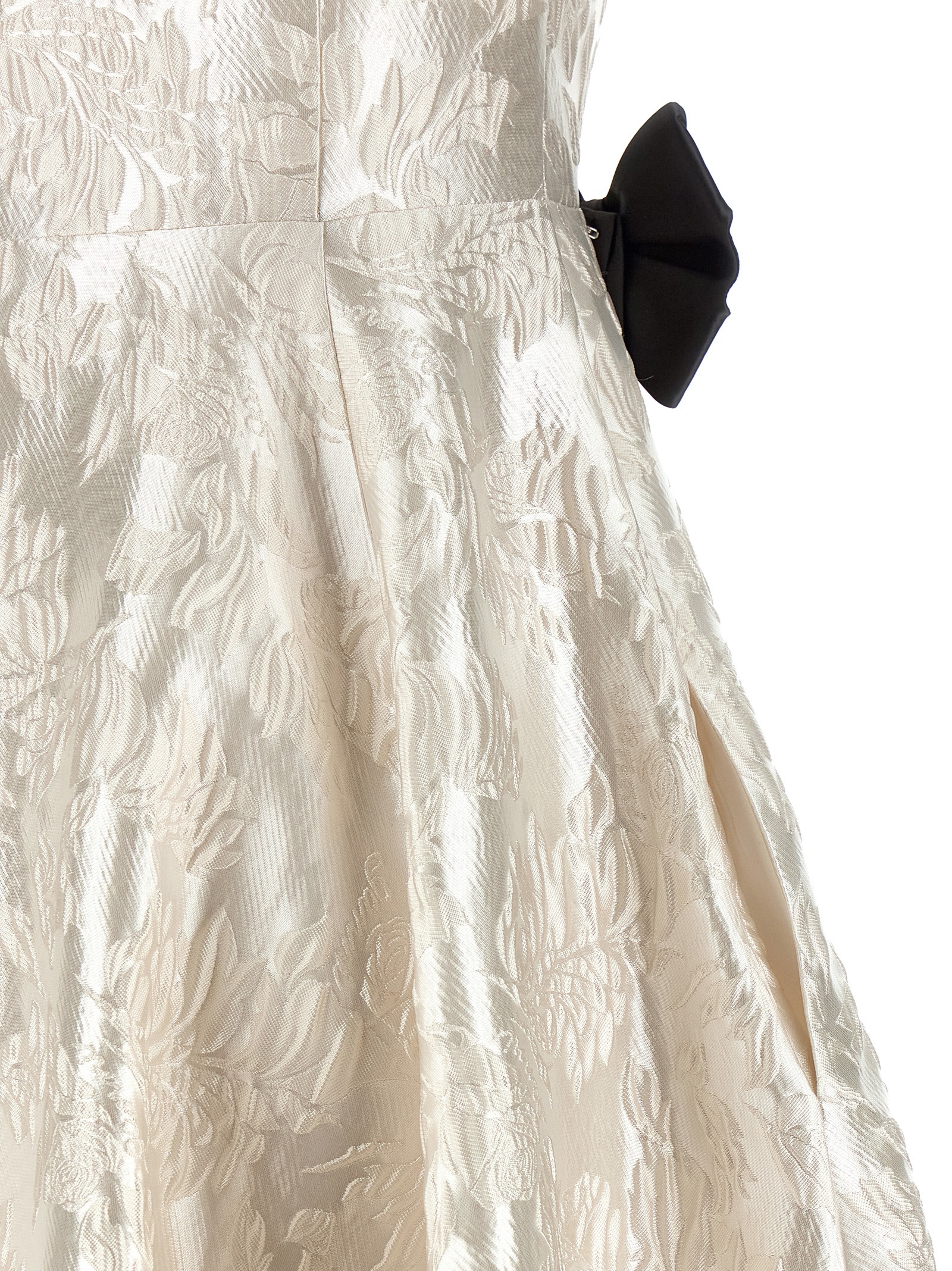 'Cloque V-Neck' dress A1030151135 (GANNI / ワンピース・ドレス・オールインワン ) | GANNI (ガニー)(3)