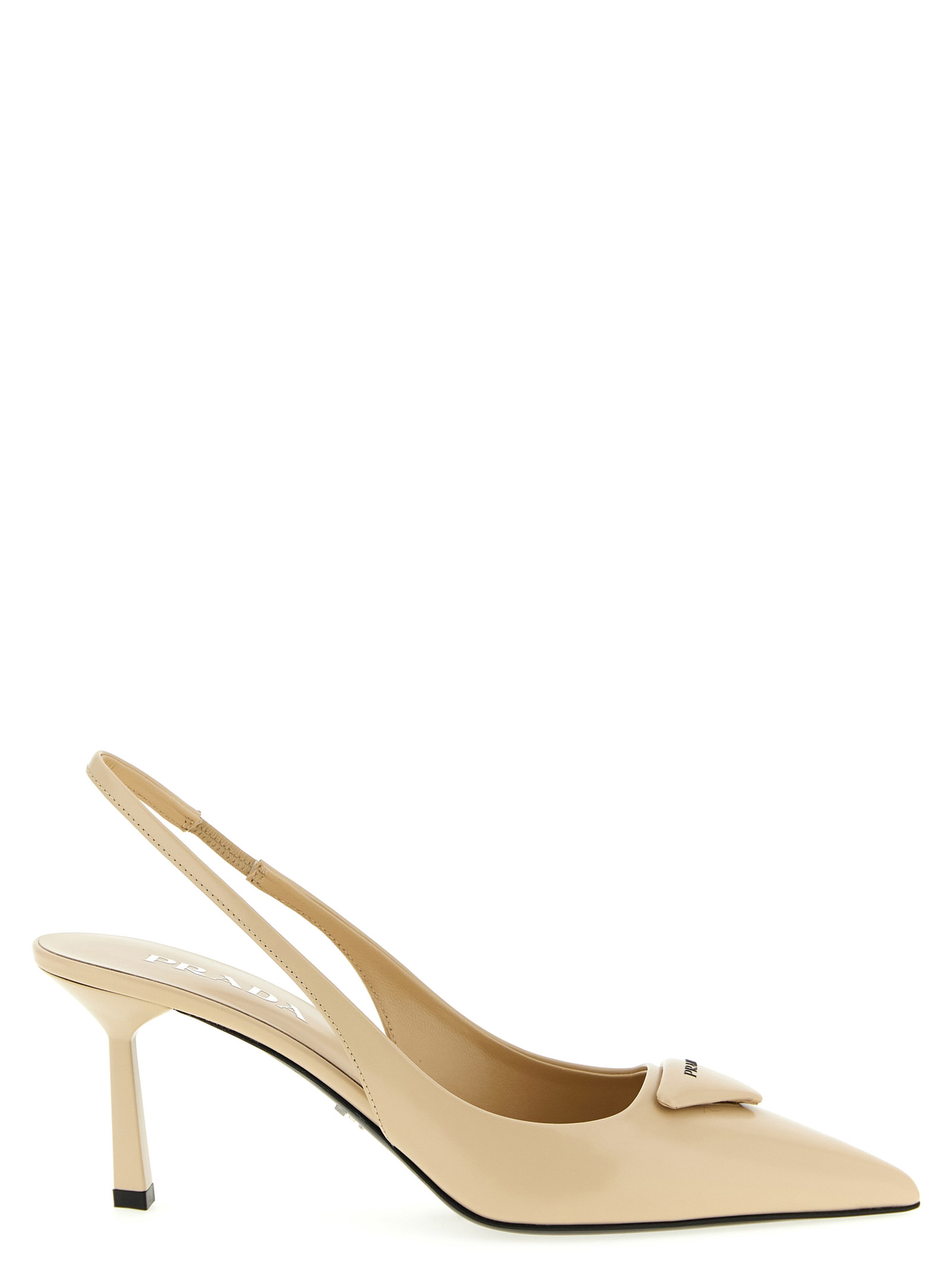 Triangle logo slingback 1I901MFDD75055F0485 (Prada / パンプス・ハイヒール ) | Prada (プラダ)