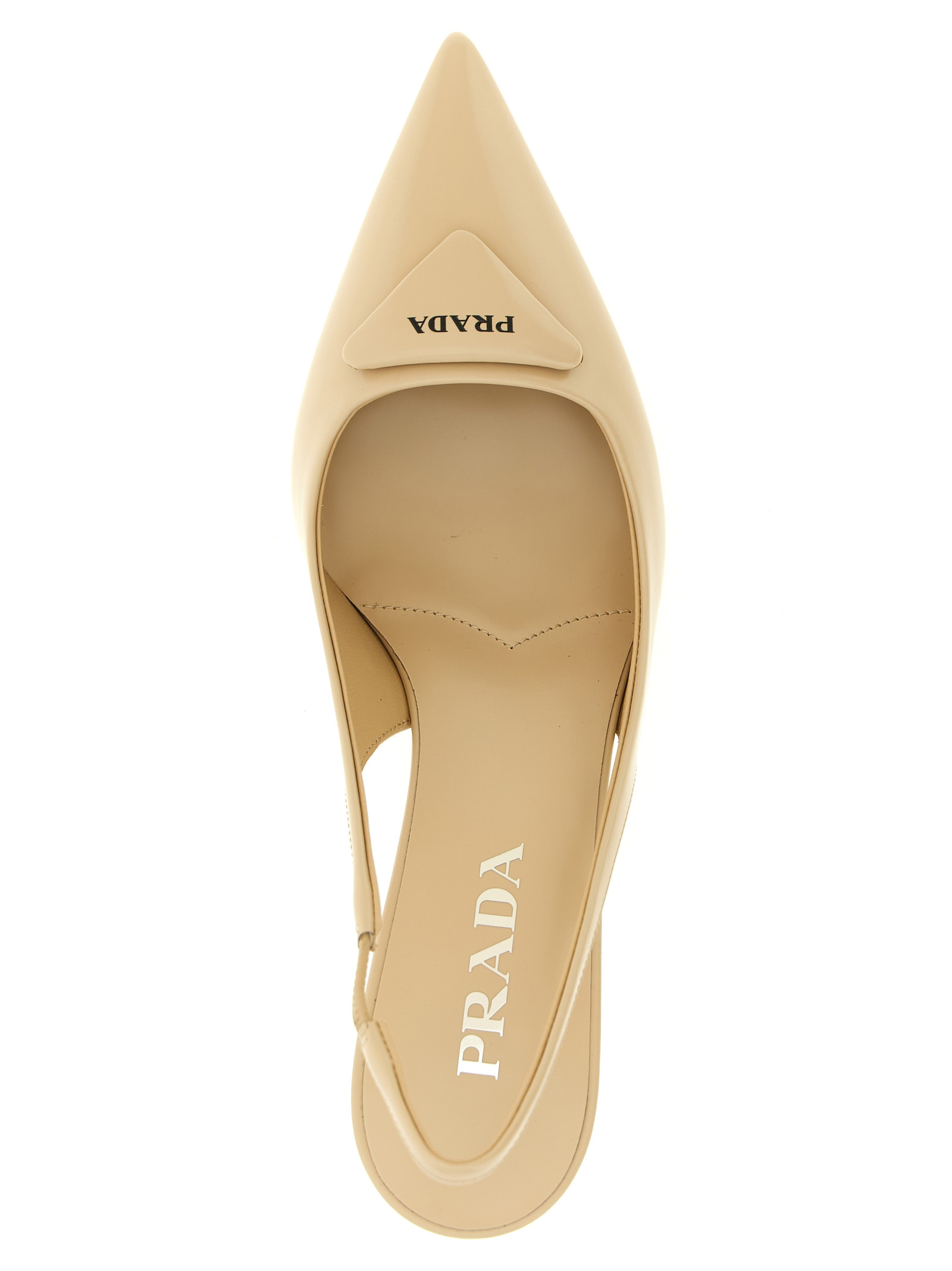 Triangle logo slingback 1I901MFDD75055F0485 (Prada / パンプス・ハイヒール ) | Prada (プラダ)(3)