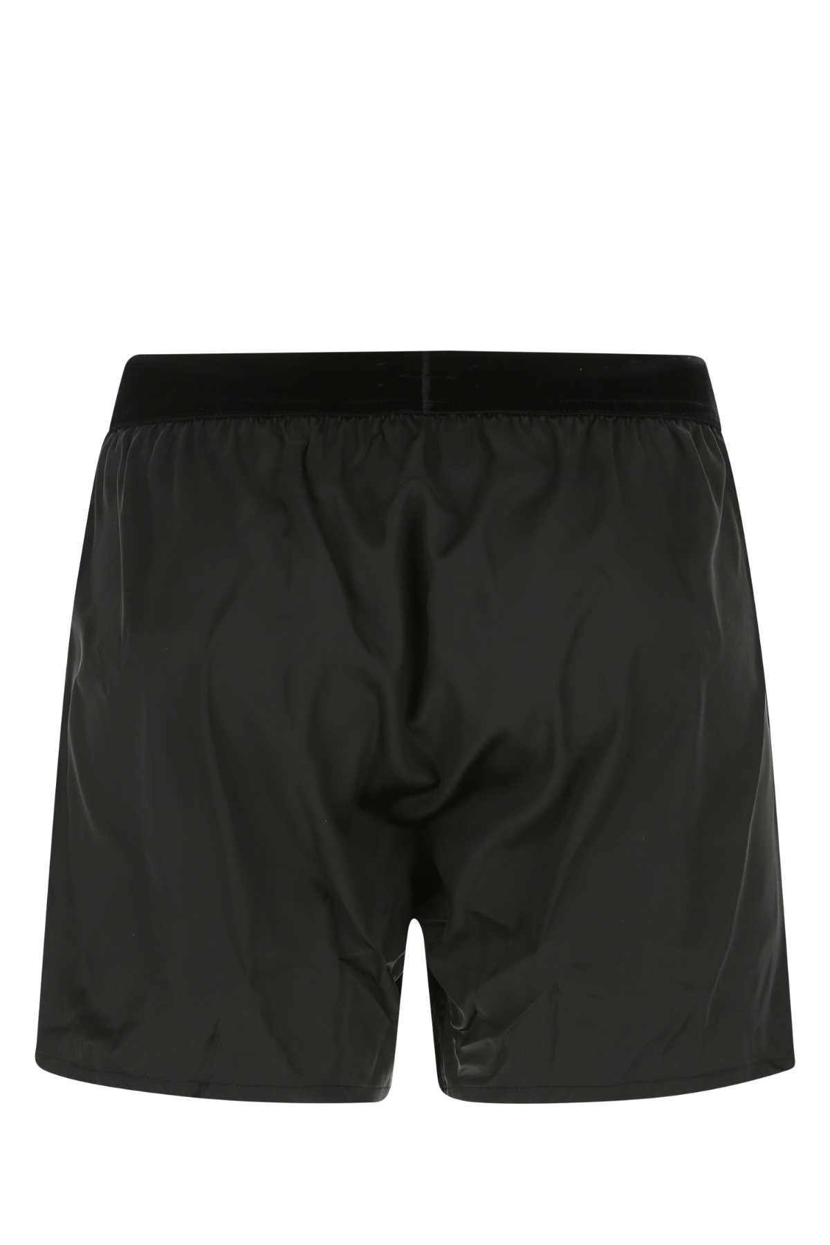 Black stretch silk boxer T4LE41010002 (TOM FORD / アンダーウェア ) | TOM FORD (トムフォード)(1)