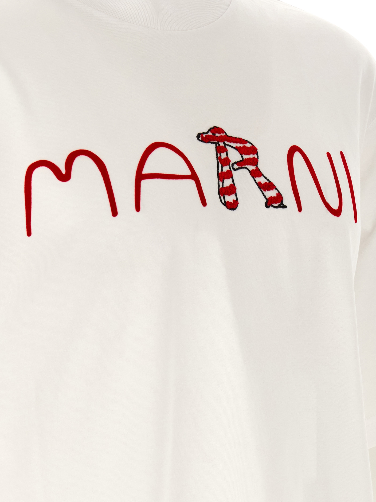 Logo T-shirt HUMU0223S2USCY86LOW01 (Marni / Tシャツ・カットソー ) | Marni (マルニ)(3)