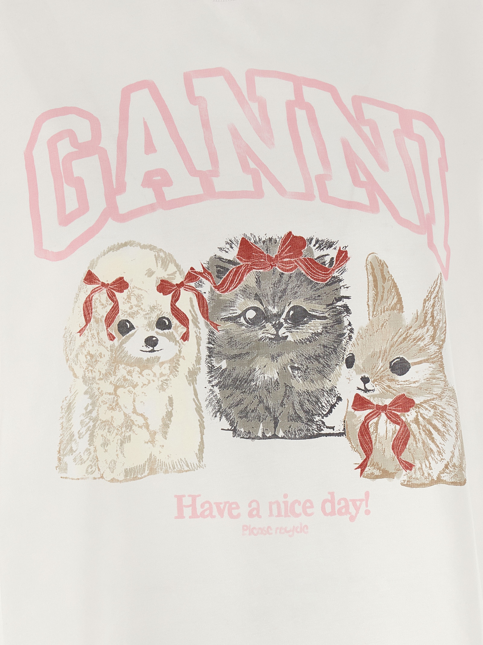 Printed T-shirt A1050029151 (GANNI / Tシャツ・カットソー ) | GANNI (ガニー)(3)
