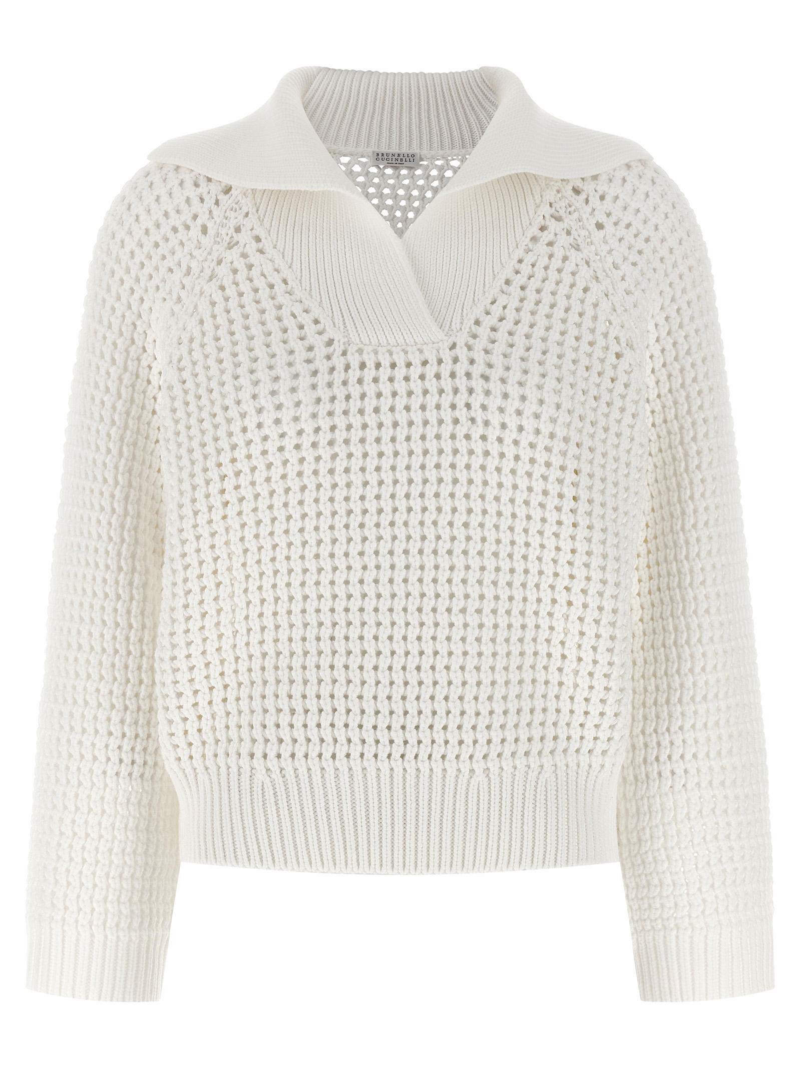 Openwork sweater M89302602C2723 (Brunello Cucinelli / ニット・セーター・カーディガン ) | Brunello Cucinelli (ブルネロ・クチネリ)