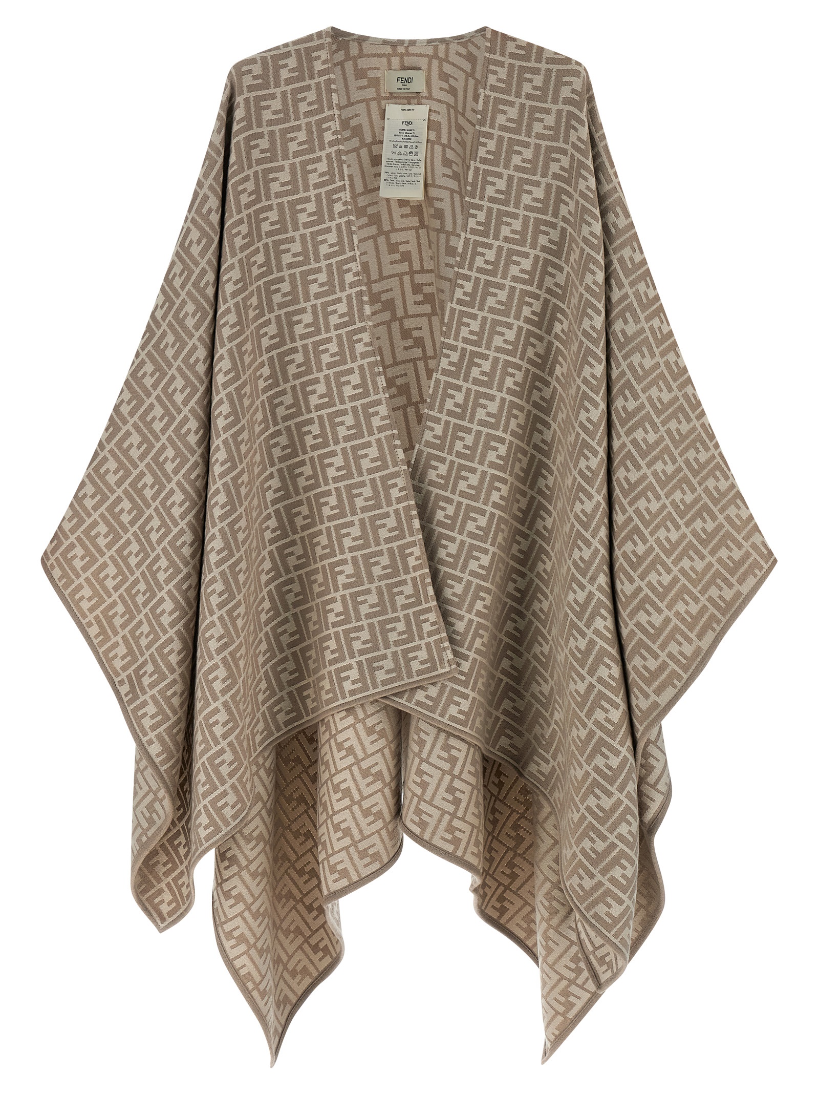 'FF' jacquard poncho FXX782AQ8GF0QZ0 (FENDI / カジュアルジャケット ) | FENDI (フェンディ)