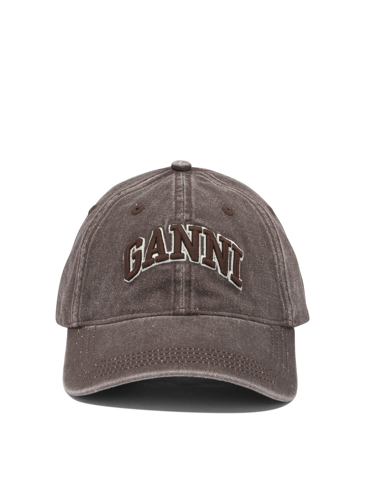 Washed effect baseball cap B302010500B (GANNI / 帽子 ) | GANNI (ガニー)