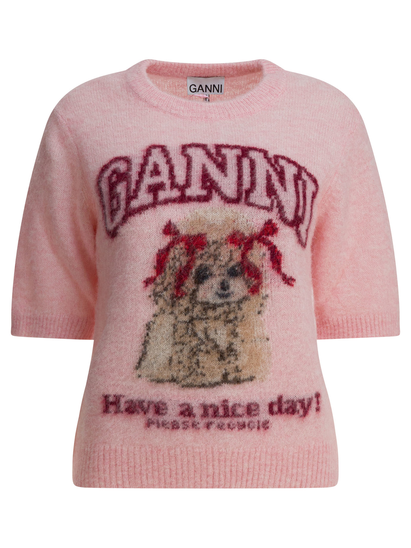 Alpaca blend crewneck sweater A1070093868 (GANNI / ニット・セーター・カーディガン ) | GANNI (ガニー)