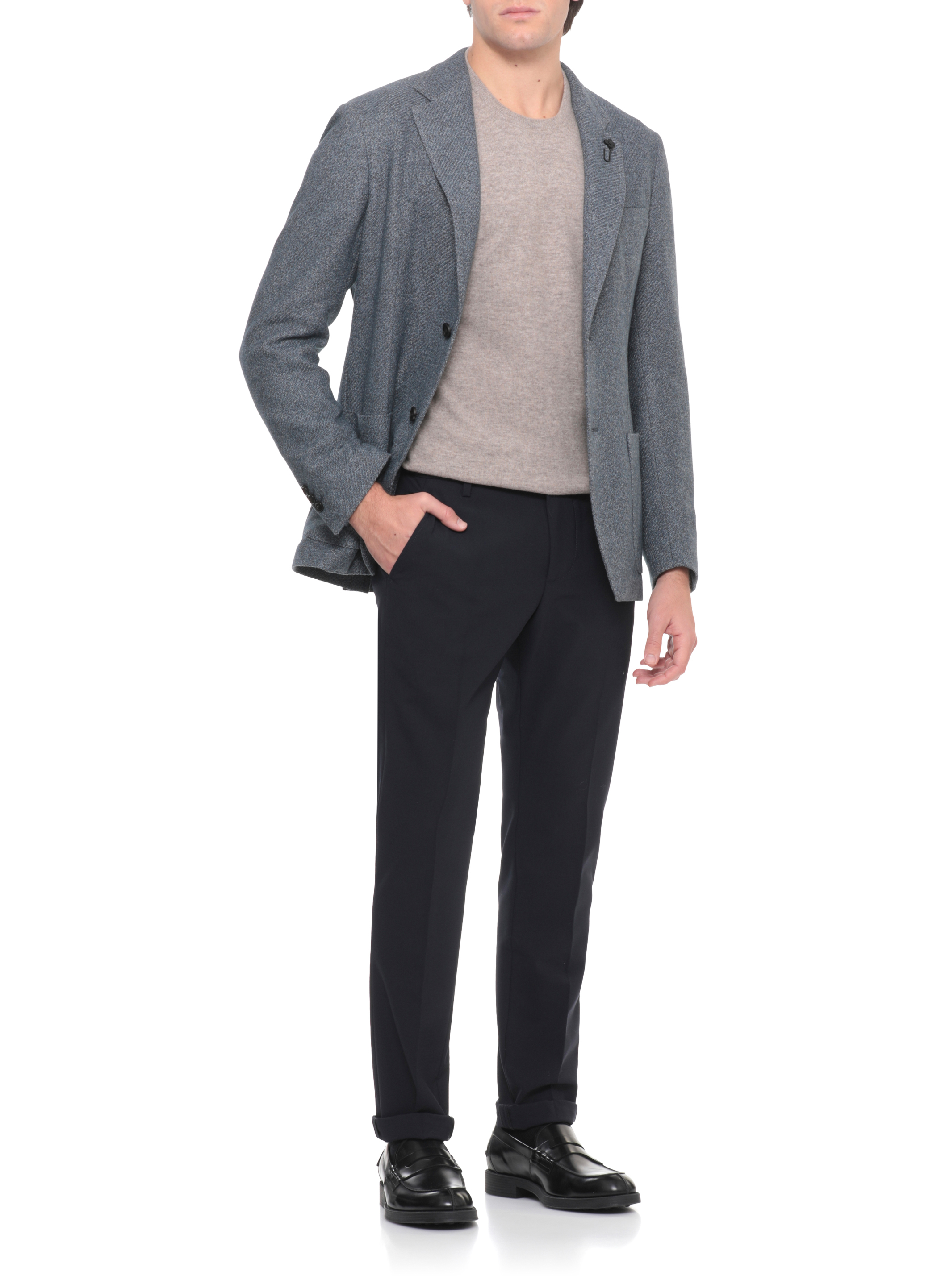 Lardini Jackets Blue CN6202EAAIF65511810 (LARDINI / ブレザー・ジャケット ) | LARDINI (ラルディーニ)(4)