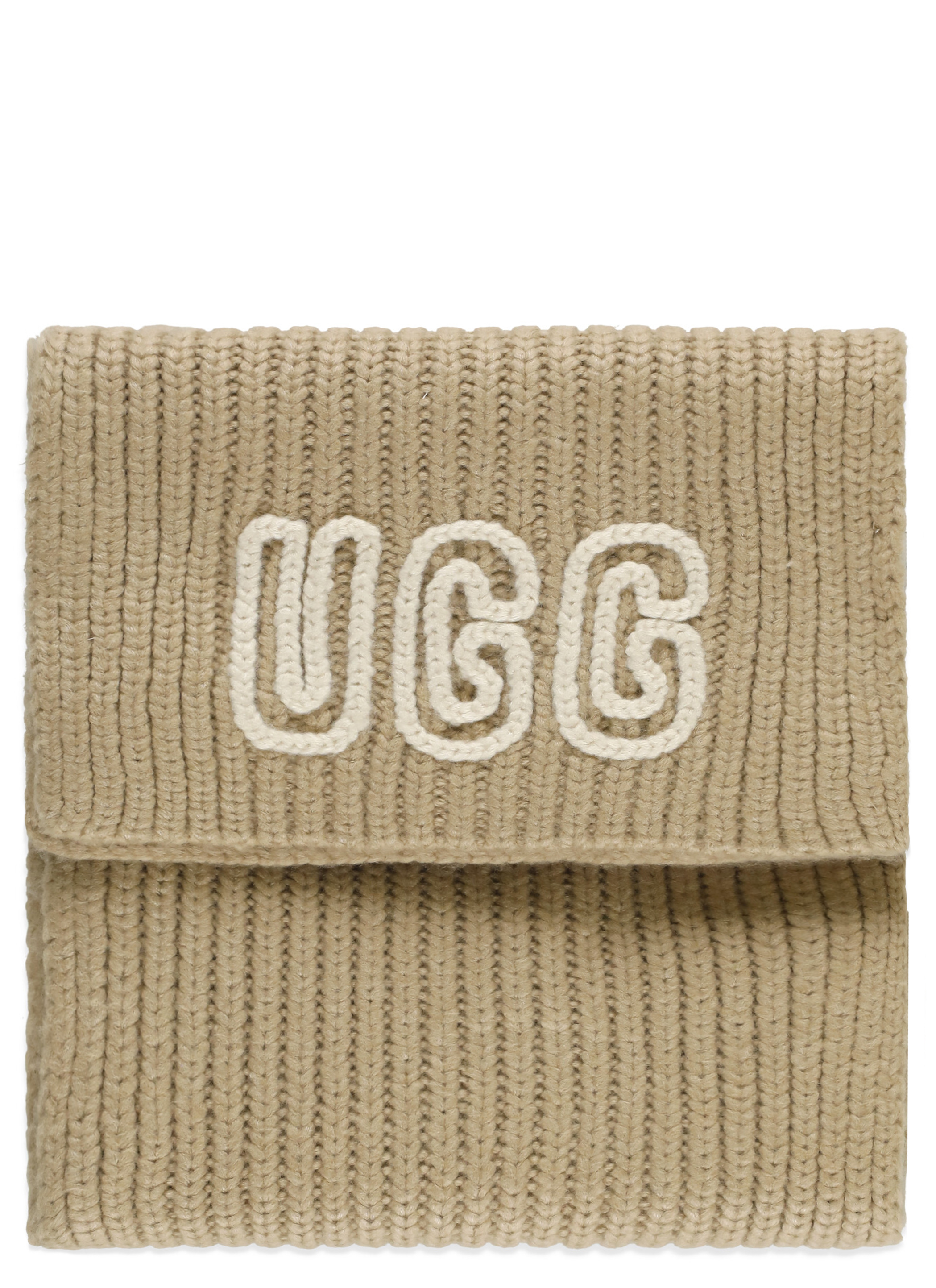 UGG Scarfs Beige 102787UCHUNKYCRAFTEDRIBSCARFWHIT (UGG / スカーフ・マフラー ) | UGG (アグ)