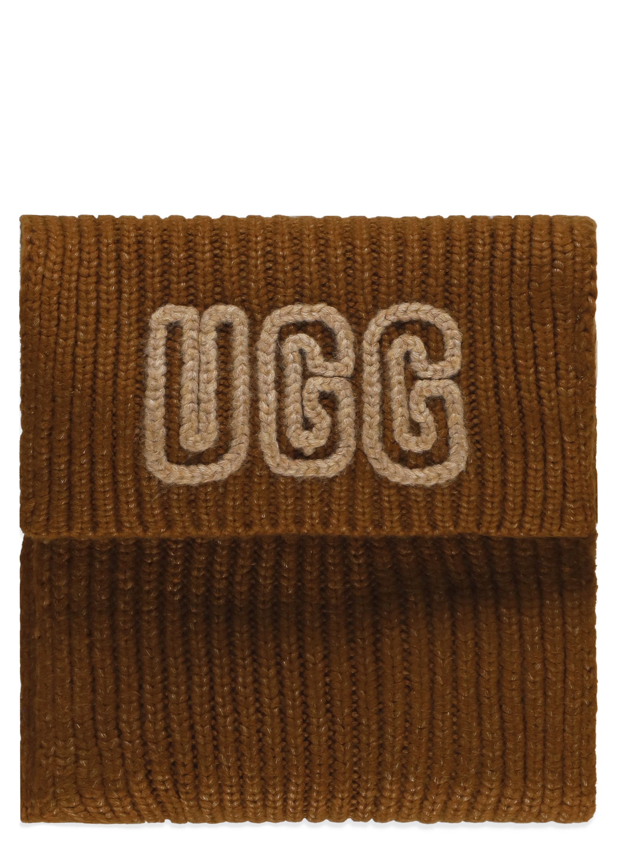 UGG Scarfs Brown 102787UCHUNKYCRAFTEDRIBSCARFDECO (UGG / スカーフ・マフラー ) | UGG (アグ)